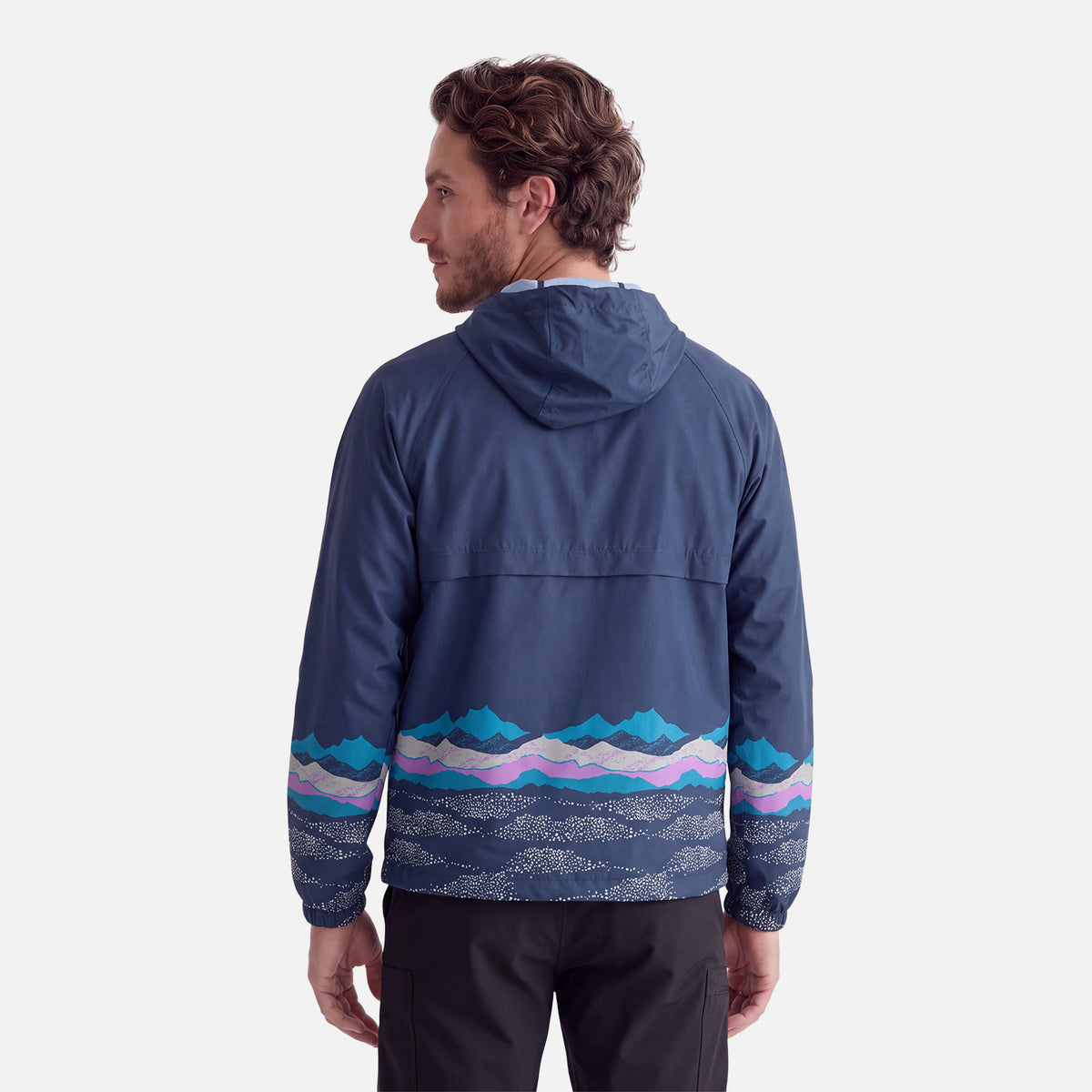 Chaqueta Hombre Aperrao Print Azul Noche Haka Honu