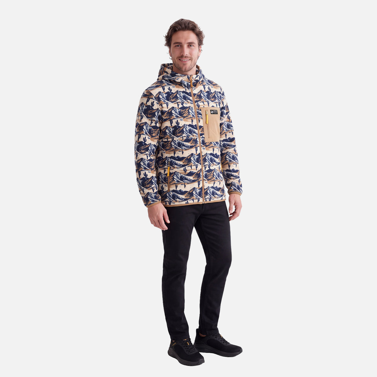 Polar Hombre Lenero Print Crema Haka Honu