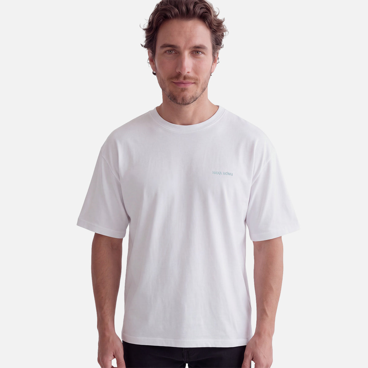 Polera Hombre Polo Blanco Haka Honu