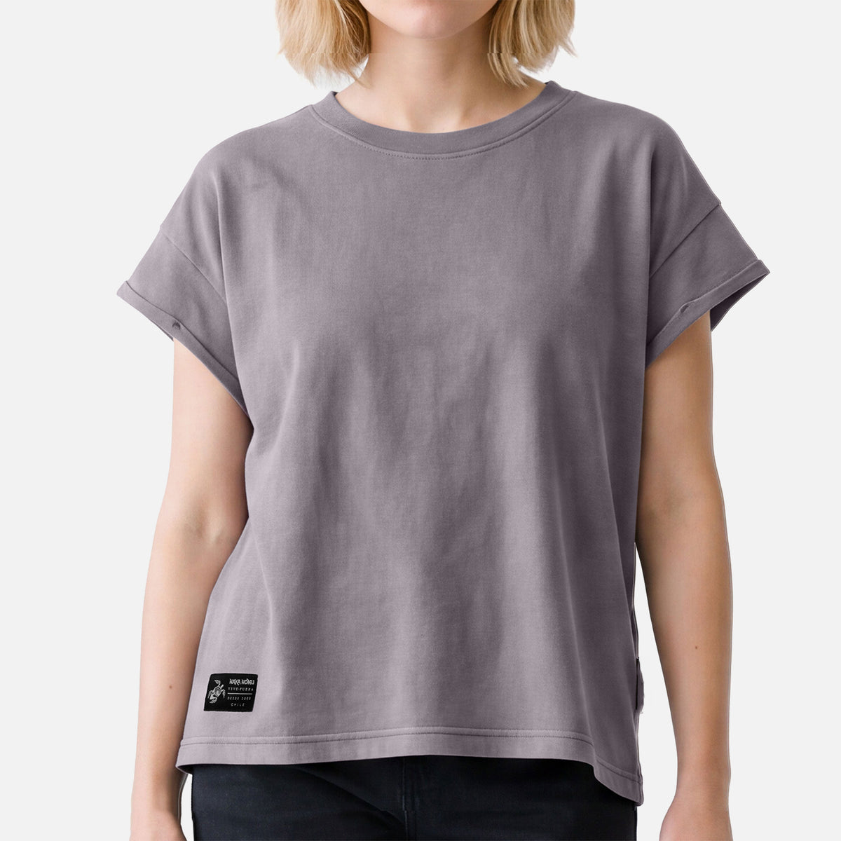 Polera Mujer Nube Gris Medio Haka Honu
