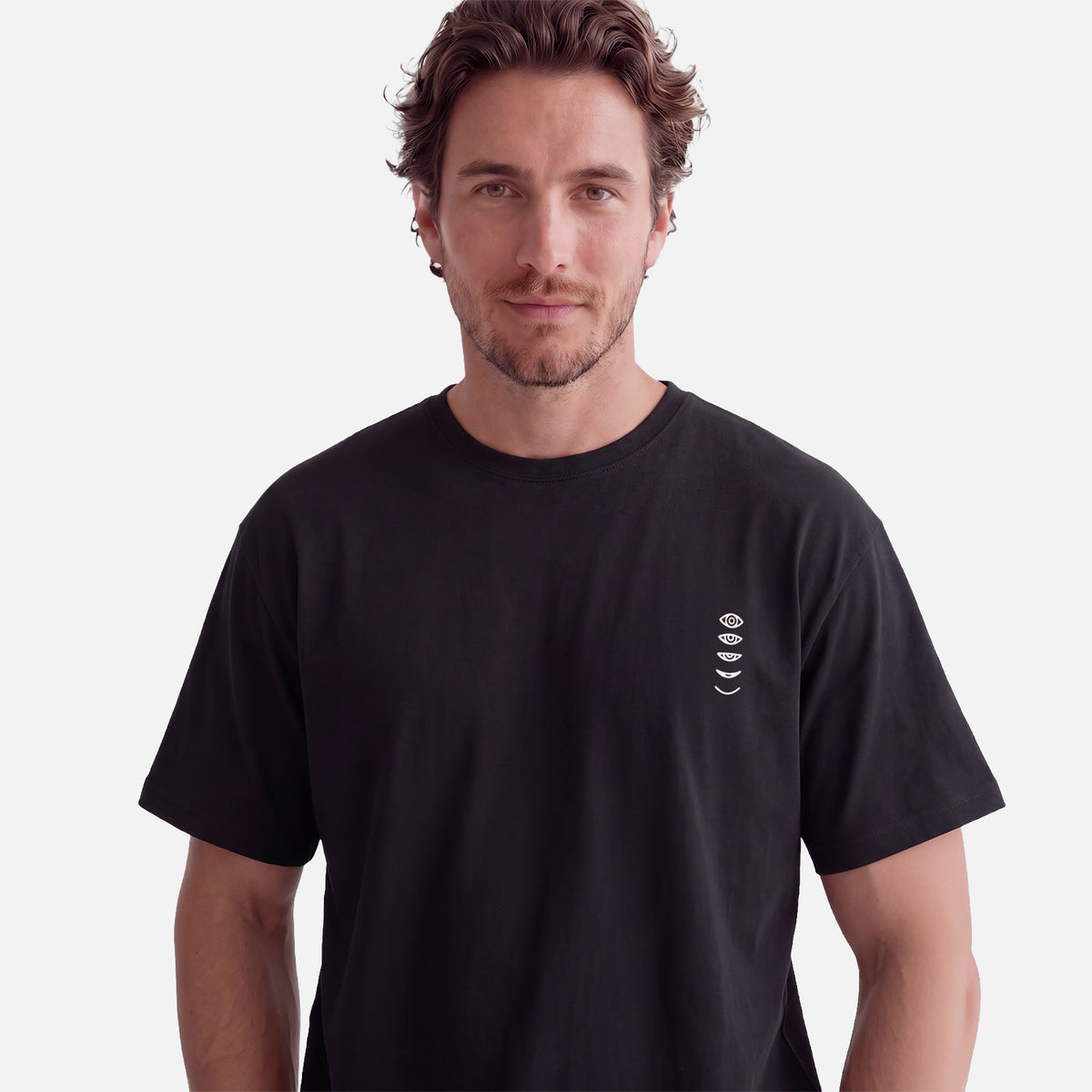 Polera Hombre Parcel Negro Haka Honu