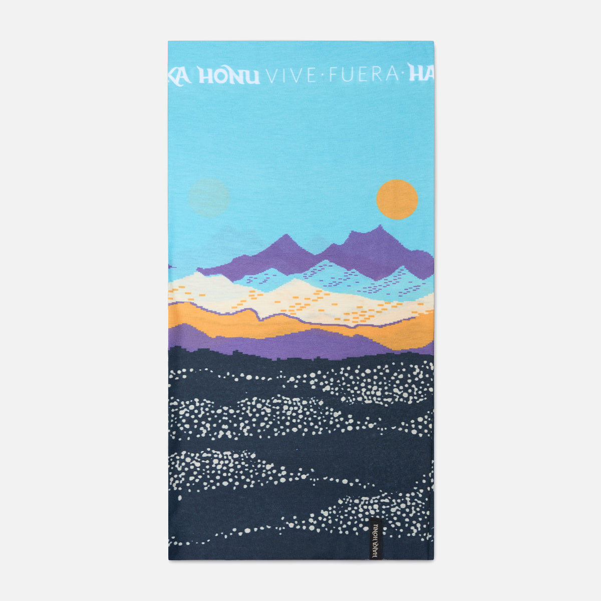 Headex Unisex La Tortuga Print Negro Haka Honu