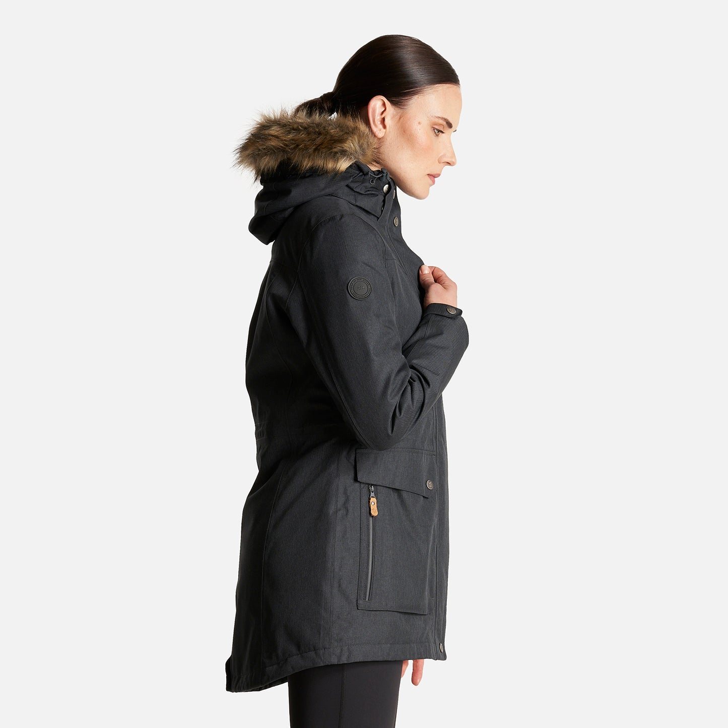 Chaqueta Mujer Roble B-Dry Hoody Jacket Negro Lippi