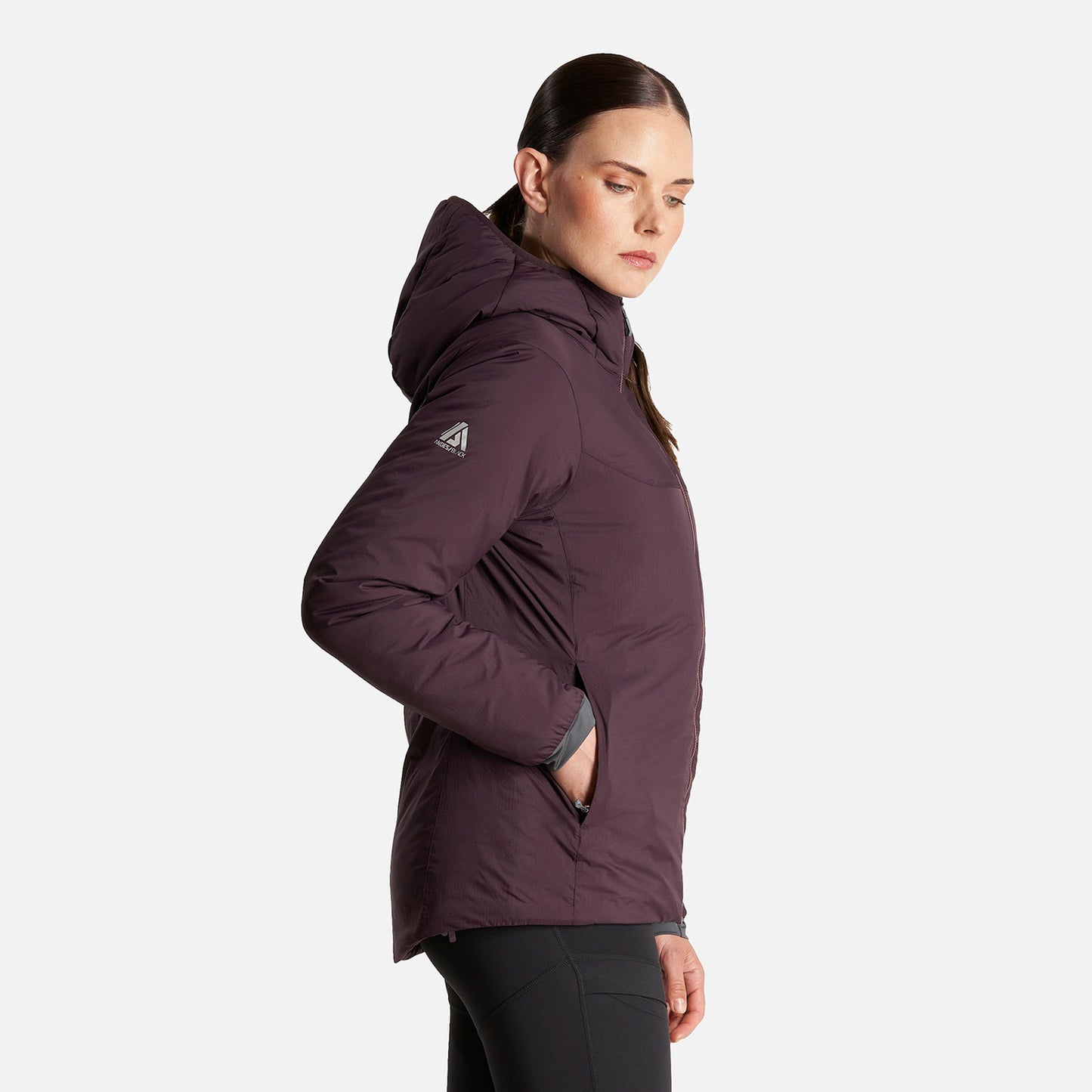 Chaqueta Mujer Spry Steam-Pro Hoody Jacket Burdeo Lippi