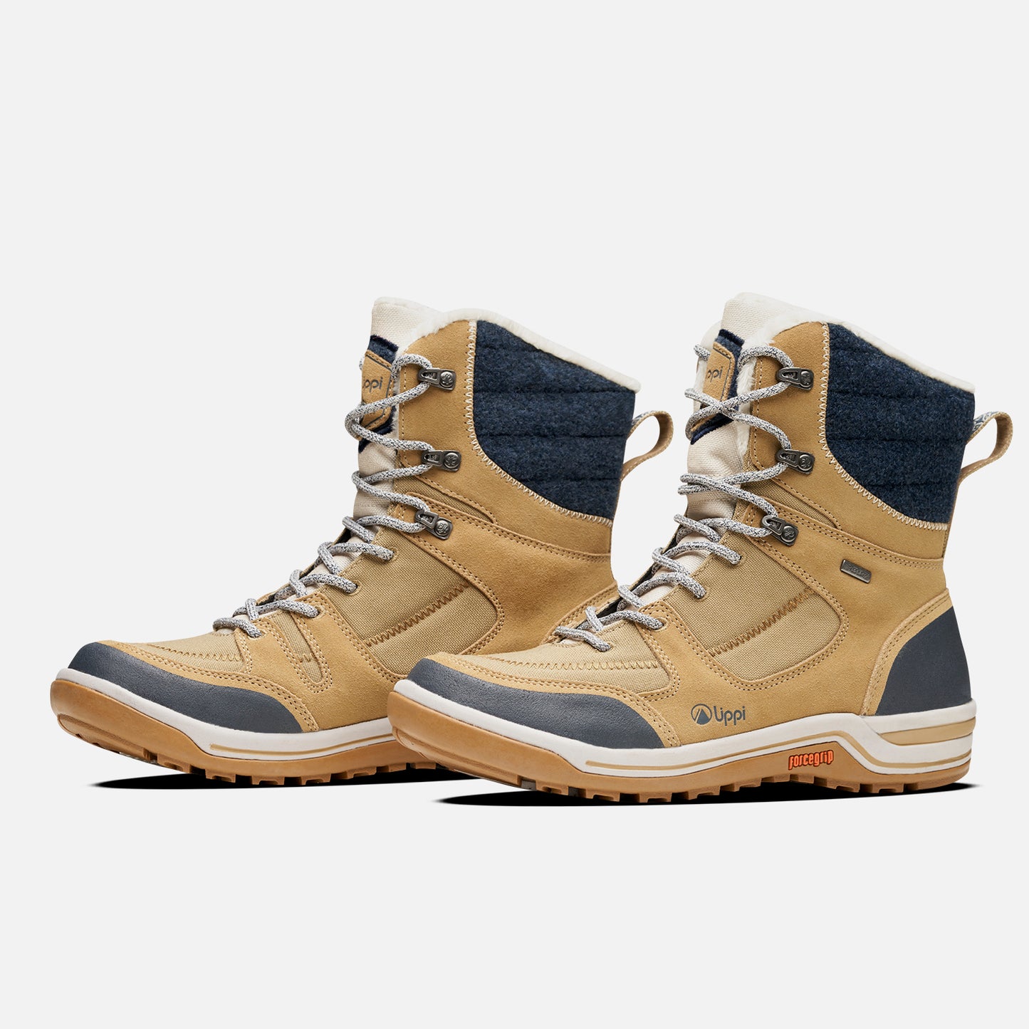 Bota Mujer Polar Light Taupe Azul Noche Lippi