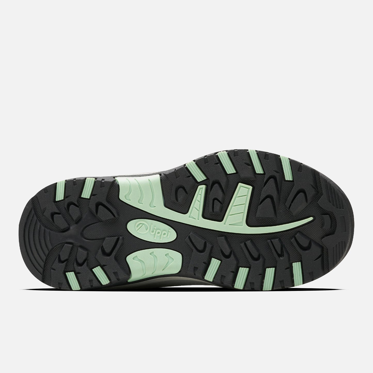 Botín Mujer Puelo Cs Hi Velcro Gris Claro / Verde Agua Lippi