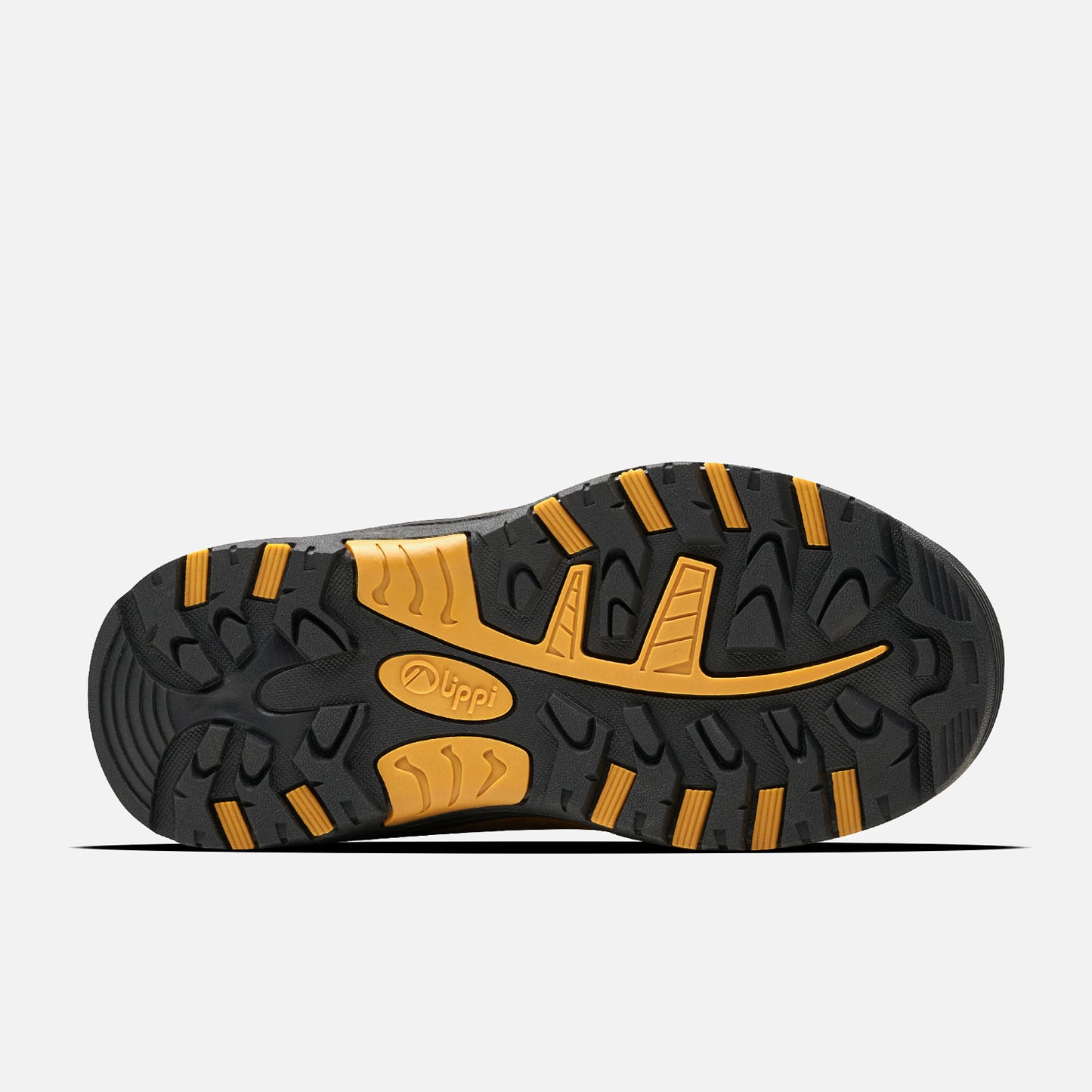 Botín Hombre Puelo Cs Hi Velcro Negro / Mostaza Lippi