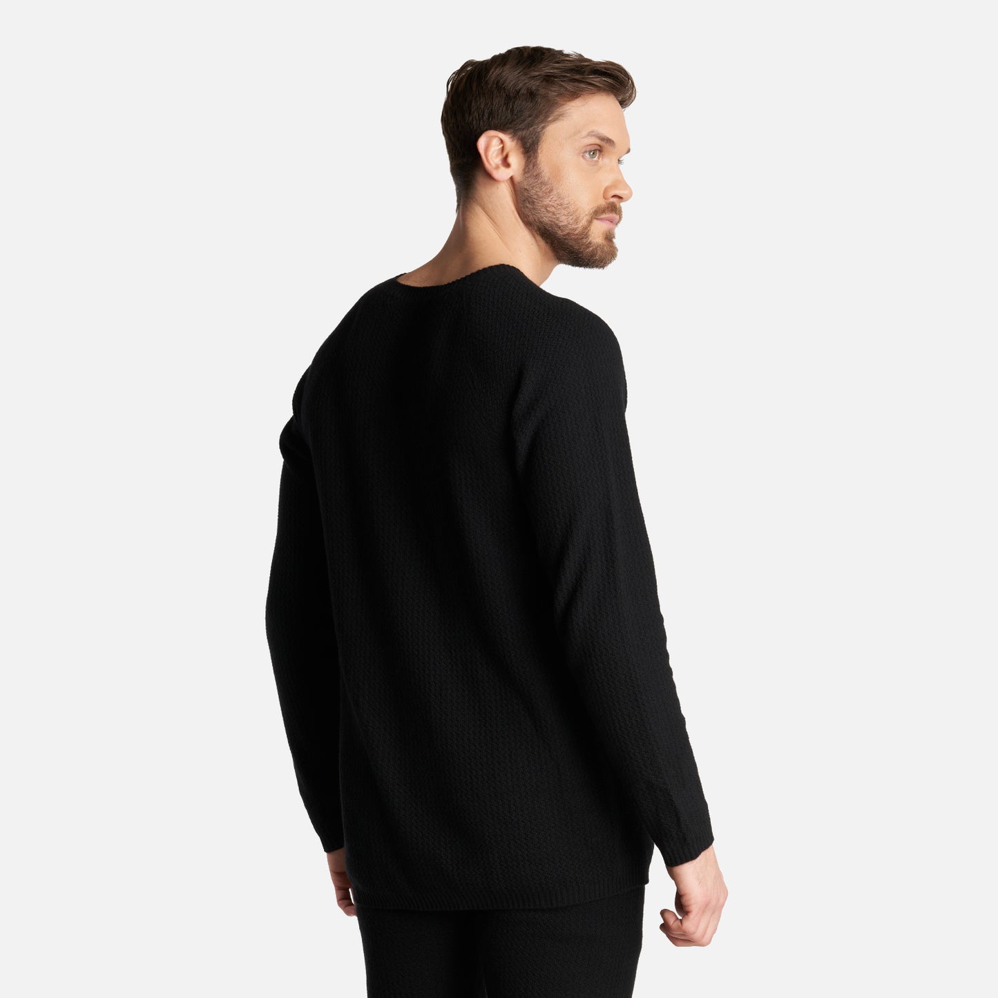 Primera Capa Hombre Skintec Merino Top Negro Lippi