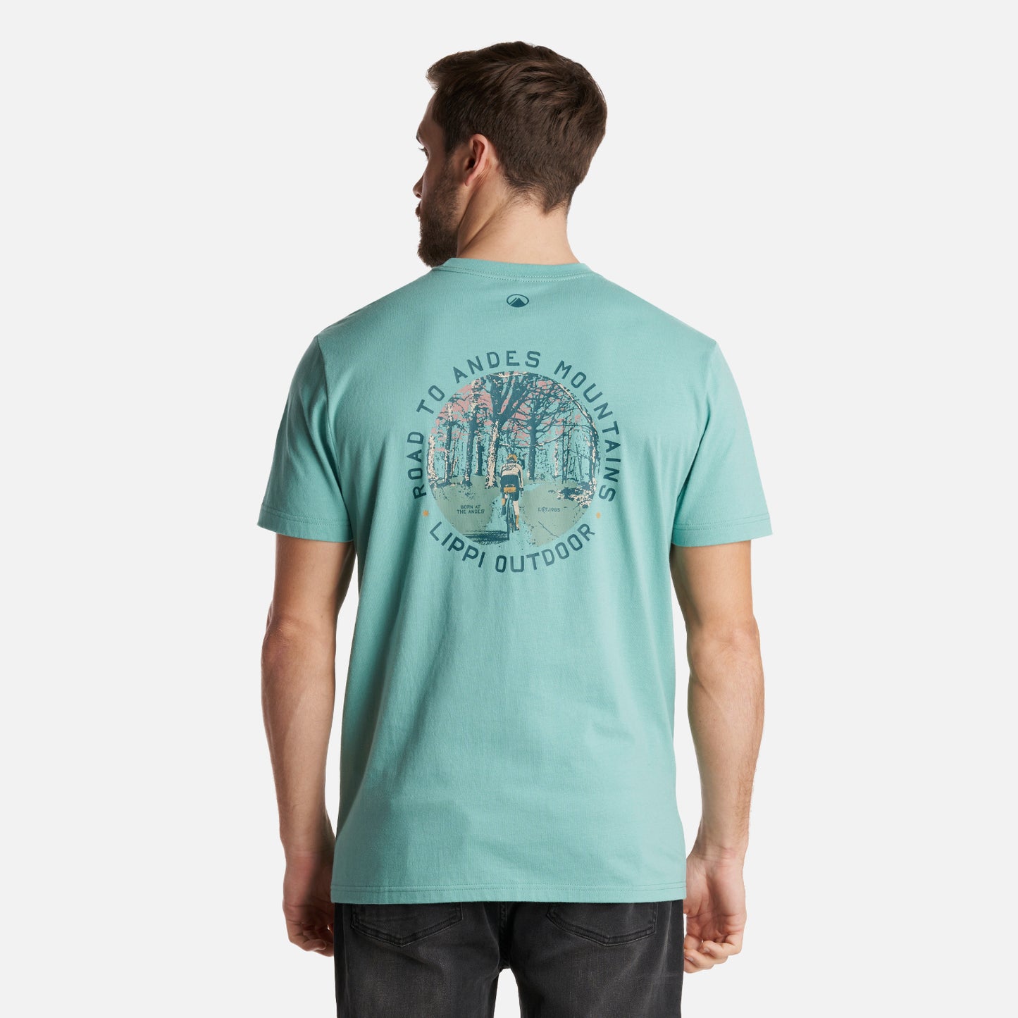 Polera Hombre Gravel T-Shirt Turquesa Lippi