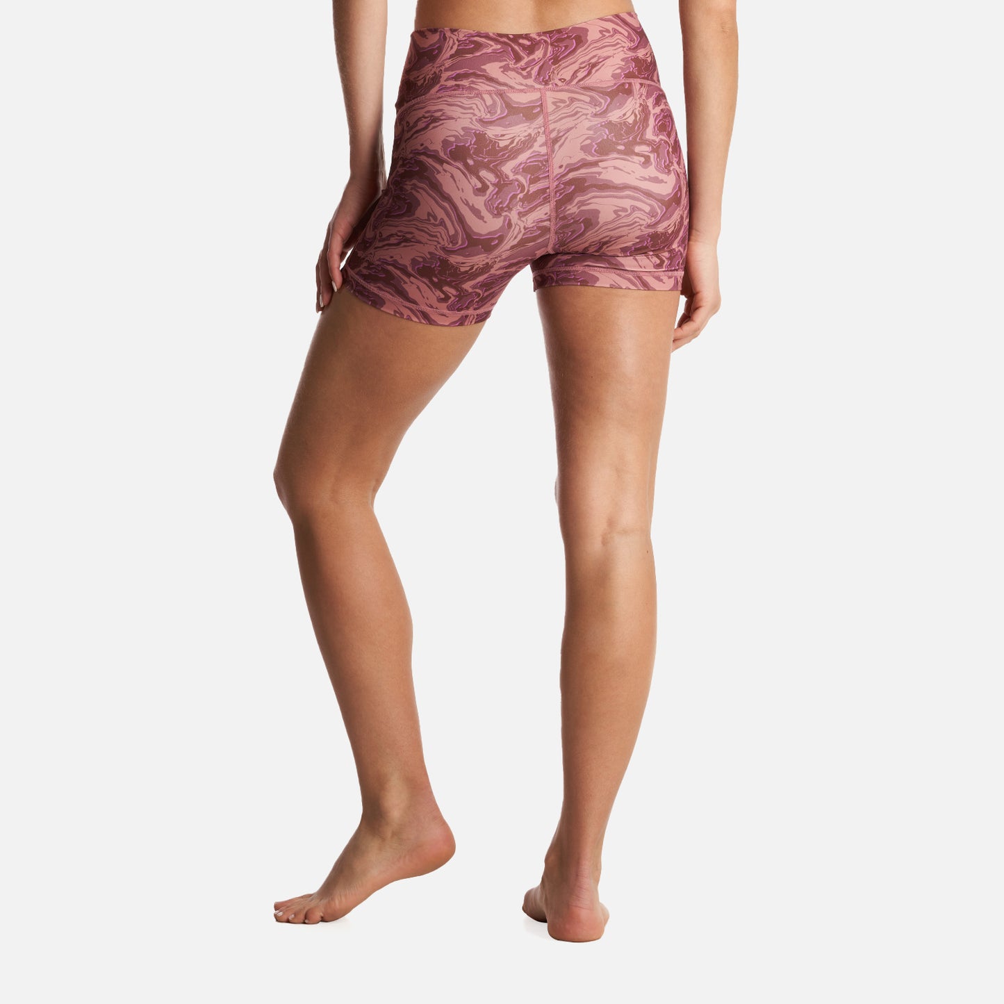 Calza Mujer Coihue Corta Print Burdeo Haka Honu