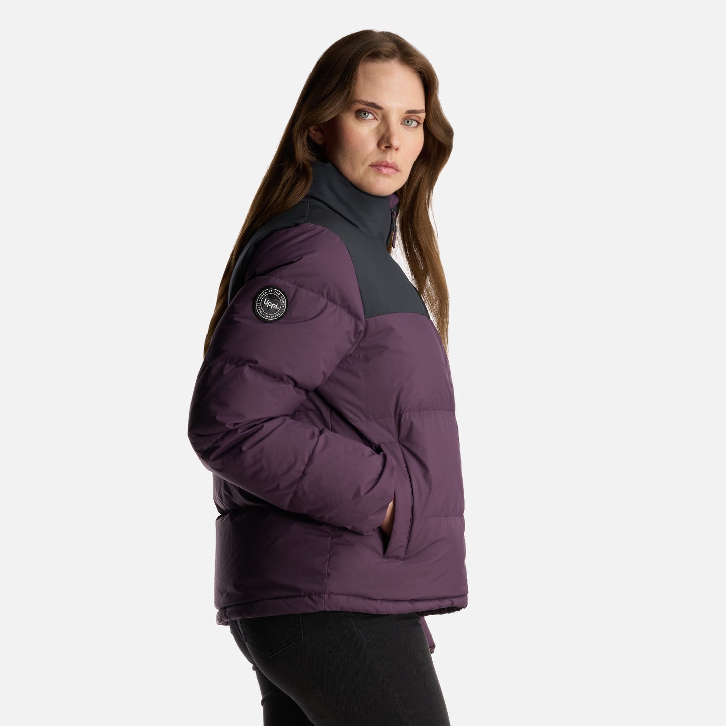 Chaqueta Mujer Urban Down Jacket Morado Oscuro Lippi