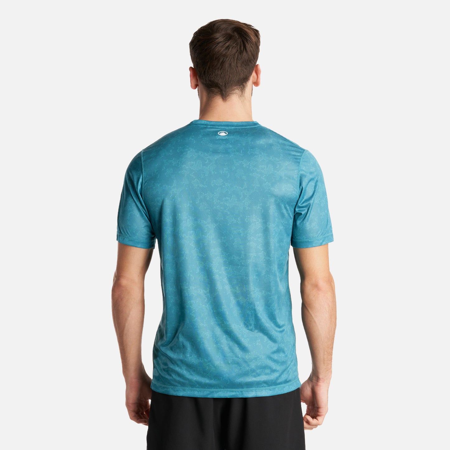 Polera Hombre Core Q-Dry T-Shirt Print Petroleo Lippi