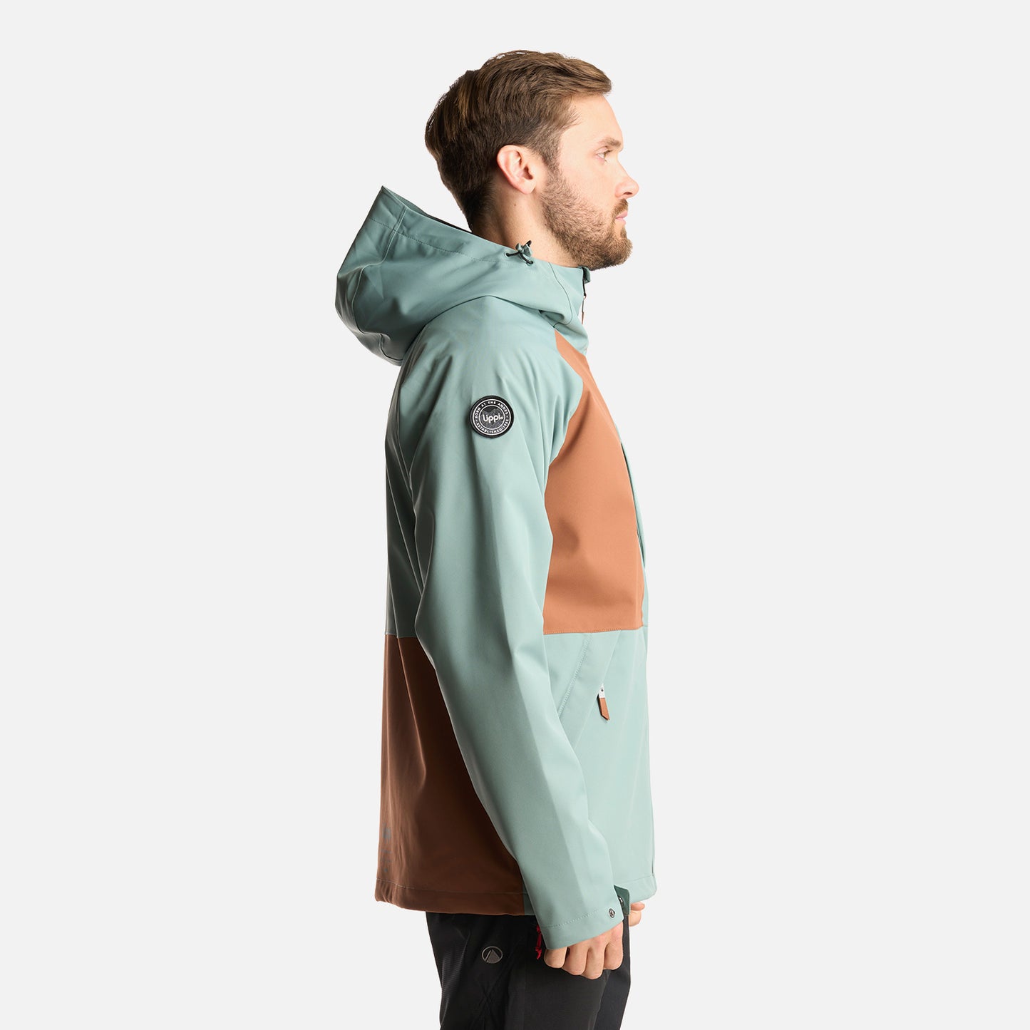 Chaqueta Hombre Massif B-Dry Hoody Jacket Jade Oscuro Lippi