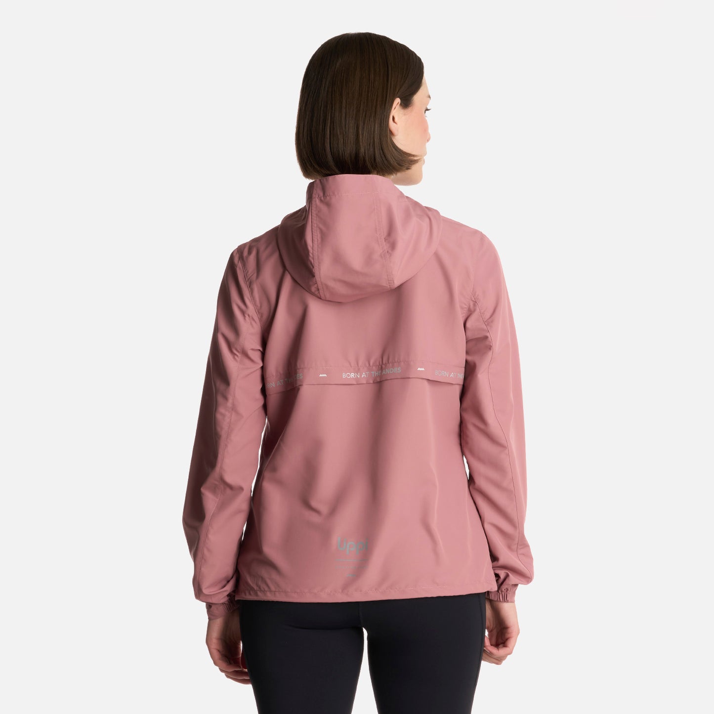 Chaqueta Mujer Nightfall WindBreaker Hoody Jacket Rosa Oscuro Lippi