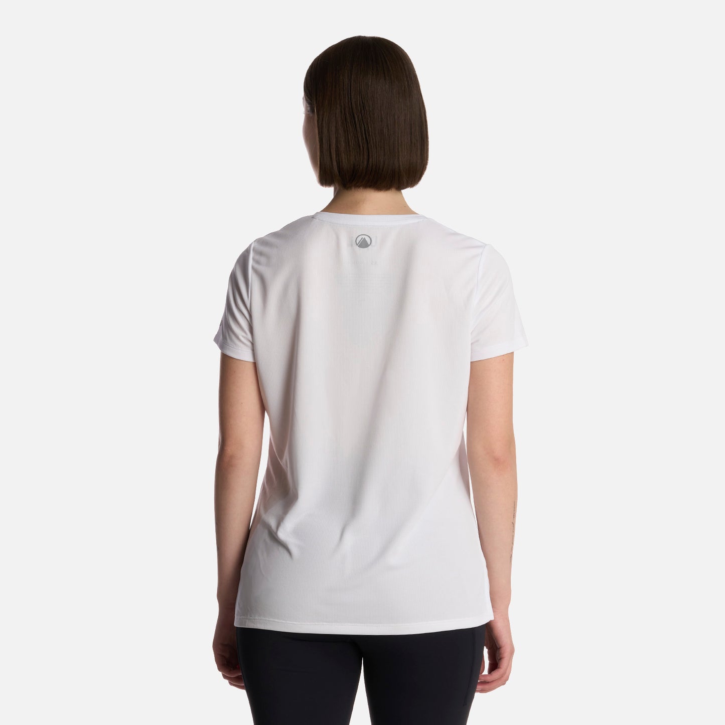 Polera Mujer Core V-Neck Q-Dry T-Shirt Blanco Lippi