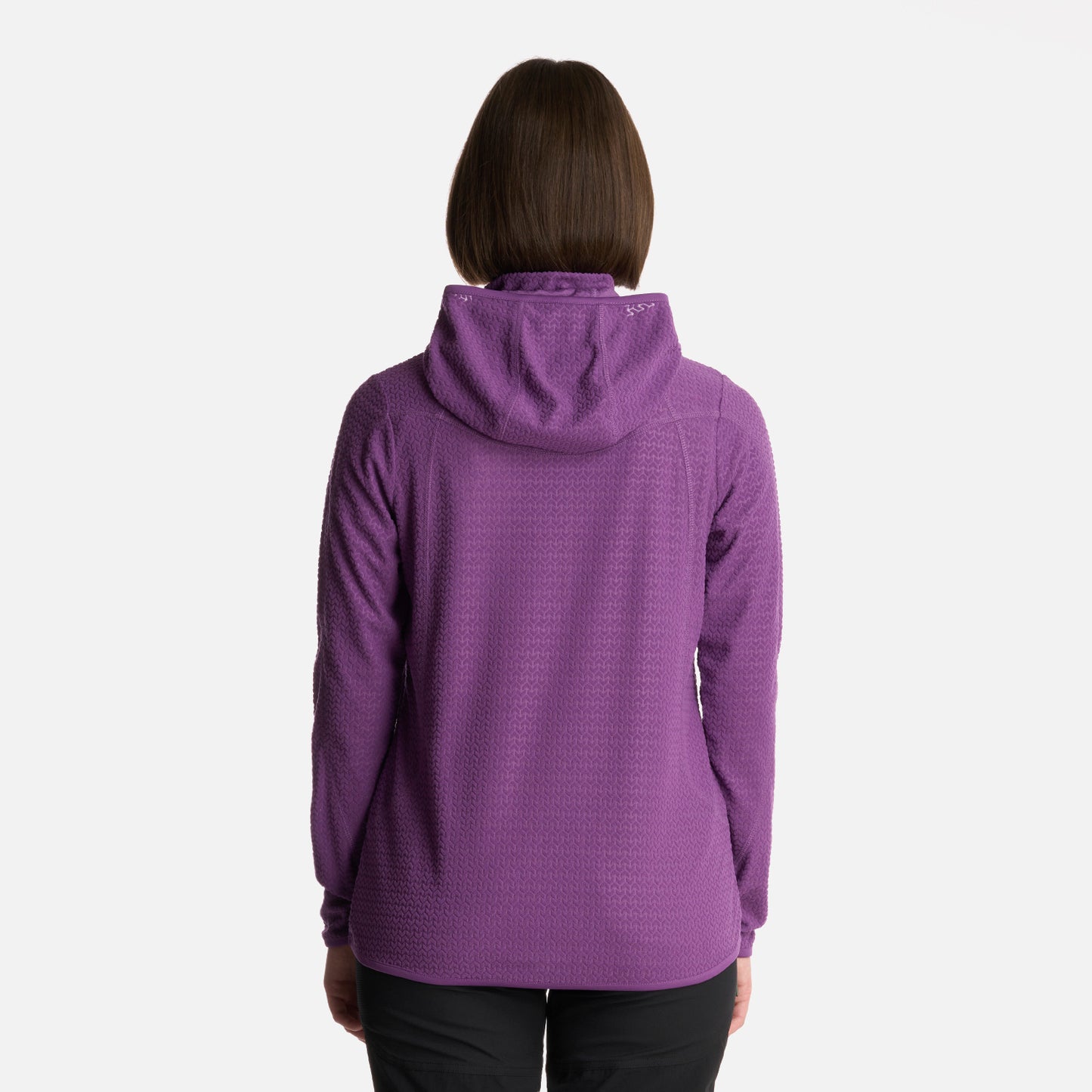 Polerón Mujer Jacaranda Nano-F 14 Zip Hoody Violeta Lippi