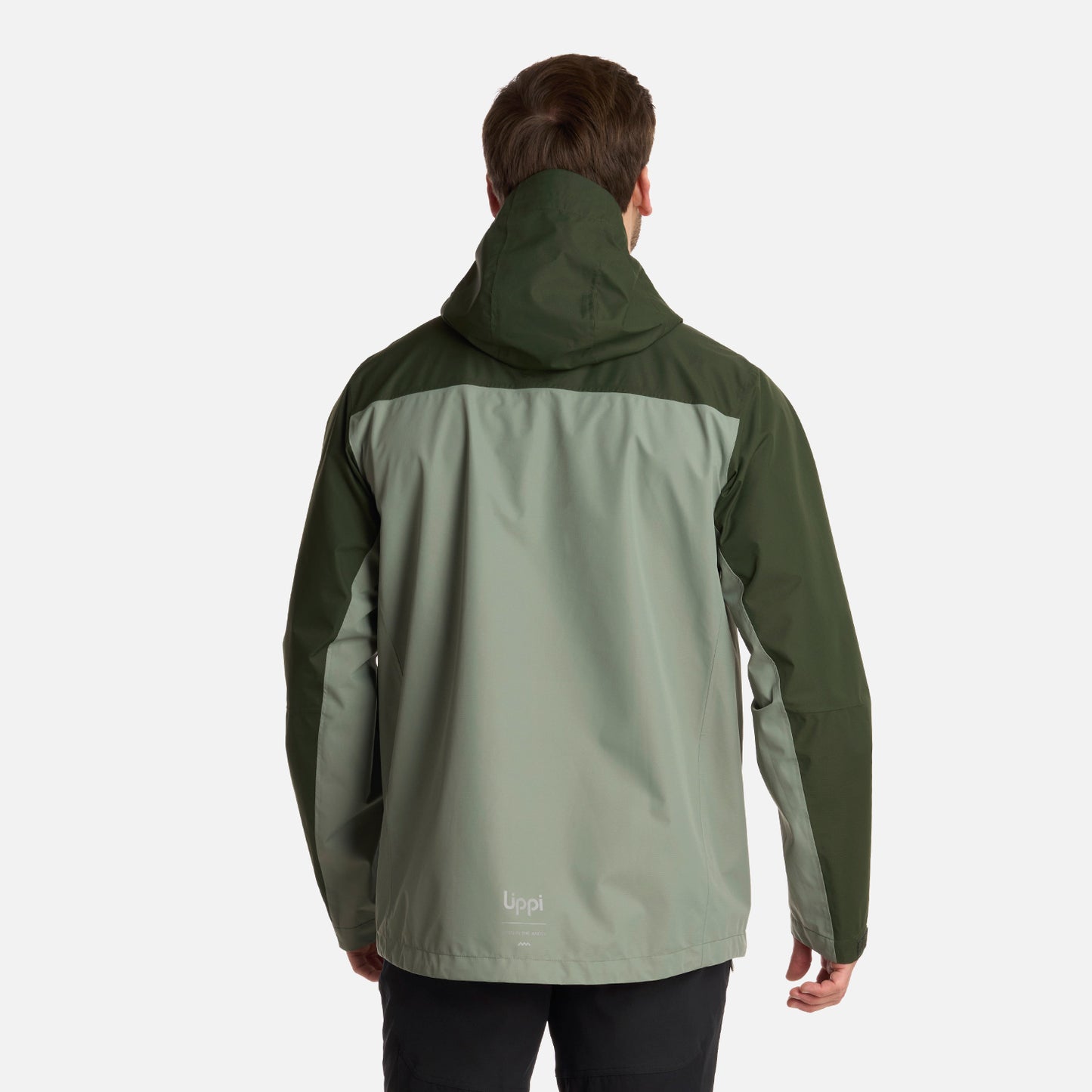 Chaqueta Hombre Shield B-Dry Hoody Jacket Verde Militar Lippi