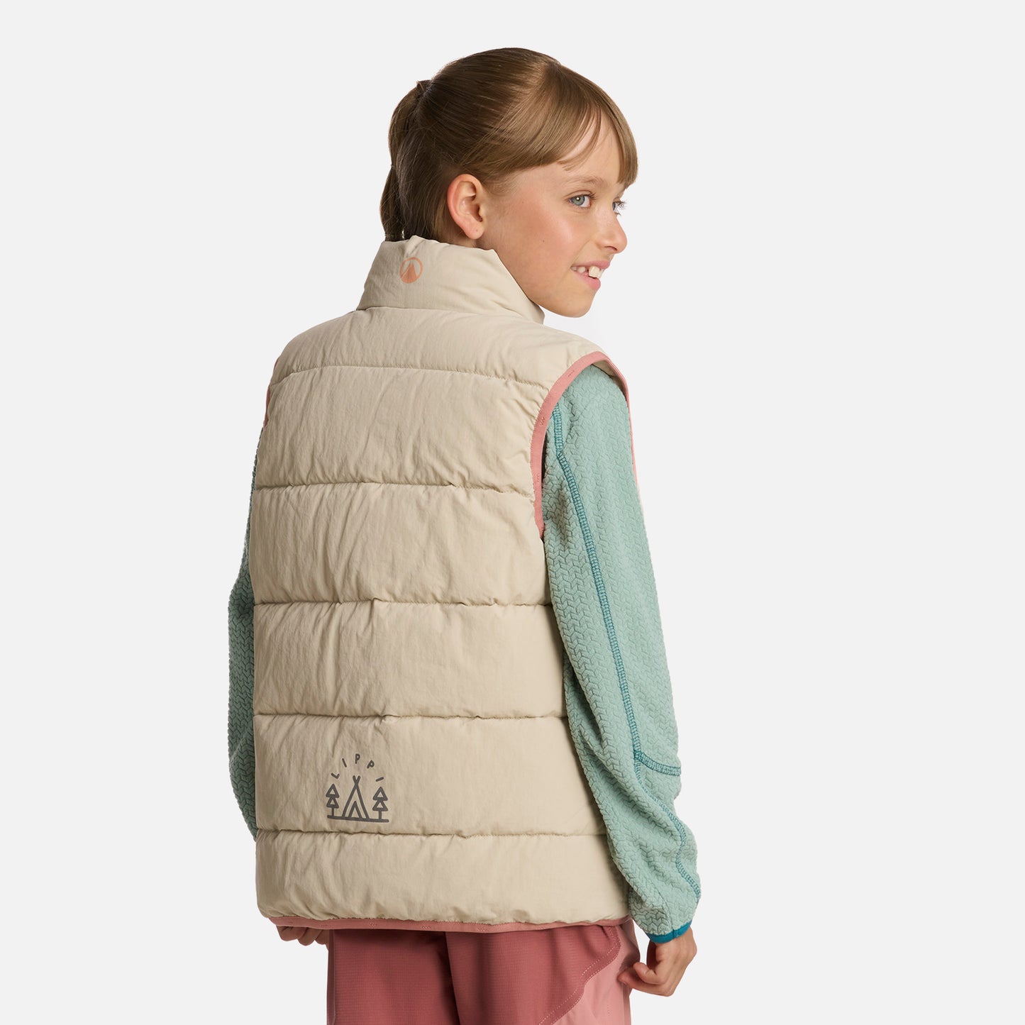 Chaqueta Niña Kingfisher Steam-Pro Vest Jacket Beige Lippi