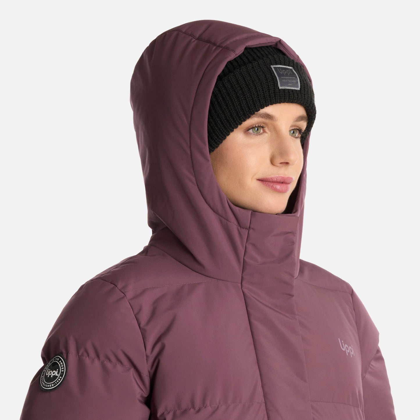 Chaqueta Mujer Long And Warm Steam-Pro Hoody Jacket Morado Lippi