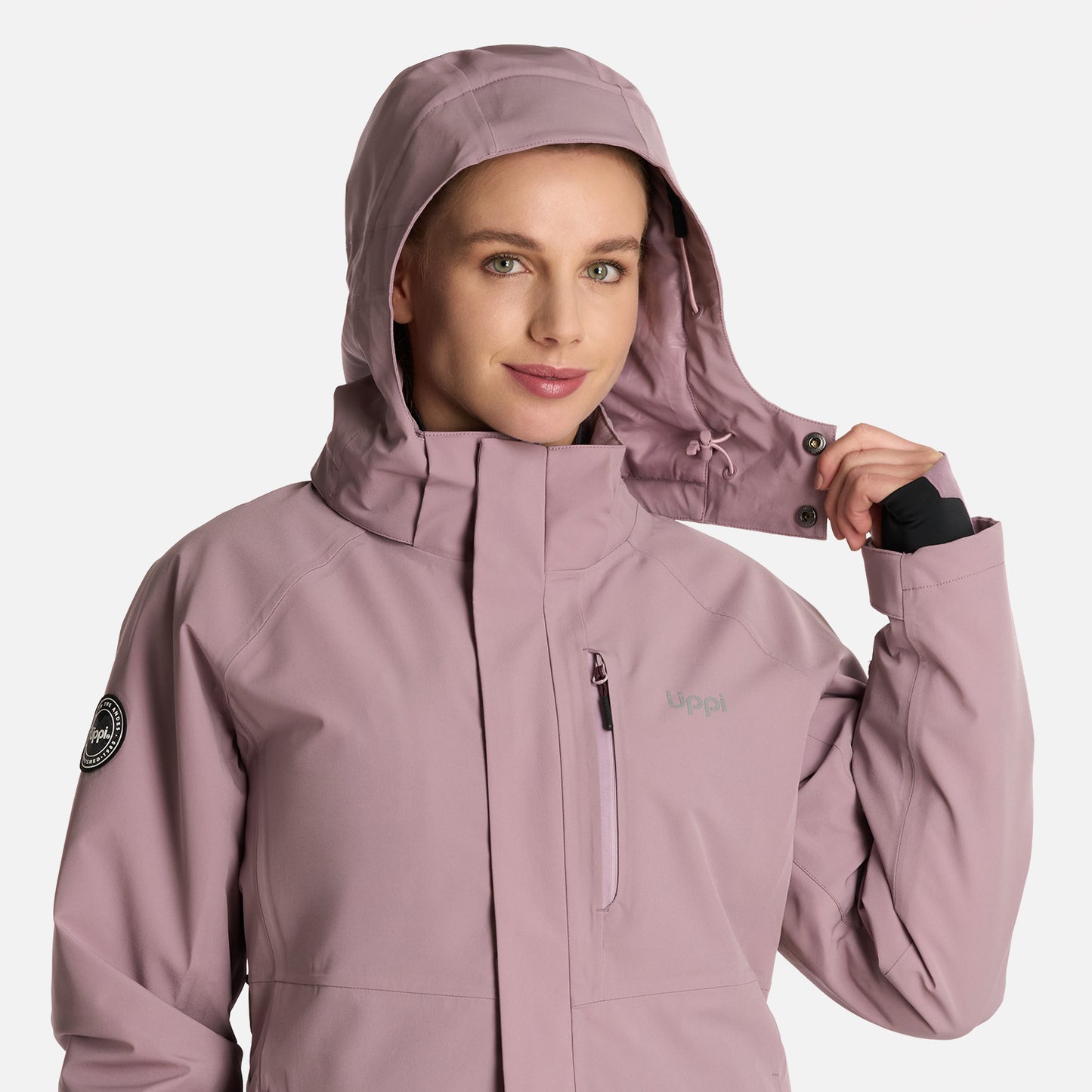 Chaqueta Mujer Andes B-Dry Hoody Jacket Malva Lippi