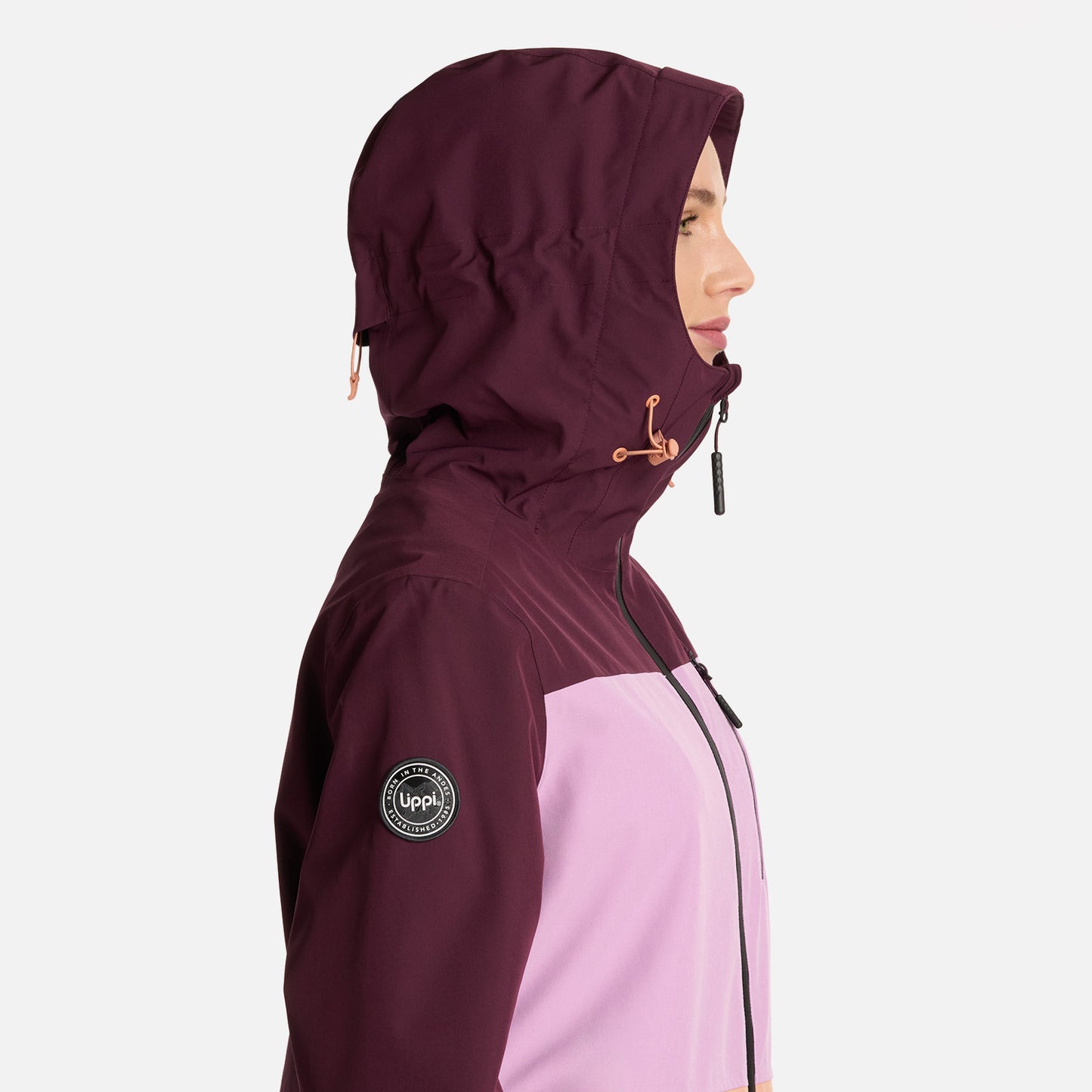 Chaqueta Mujer Sierra Nevada B-Dry Light Hoody Jacket Vino Lippi