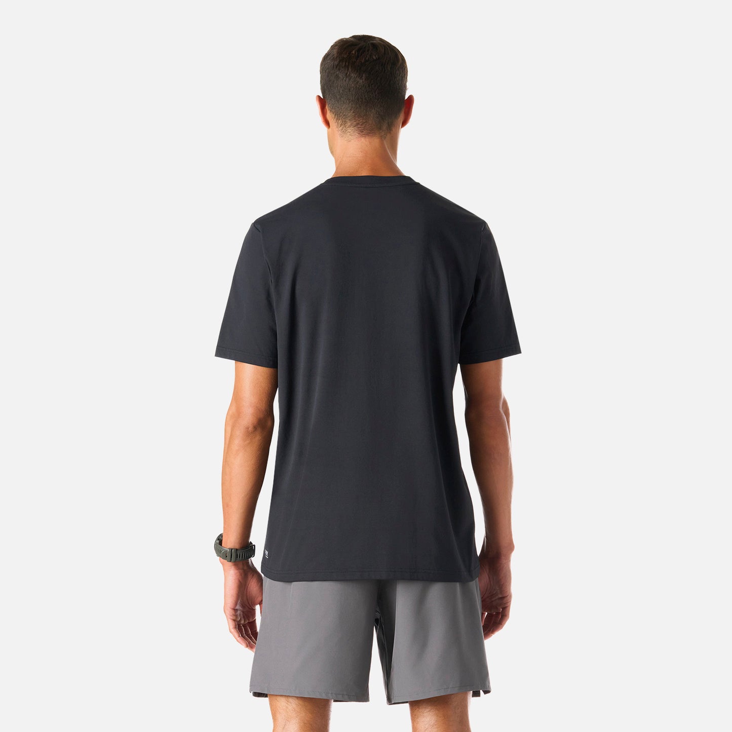 Polera Hombre Tempo T-Shirt Negro Vulcano