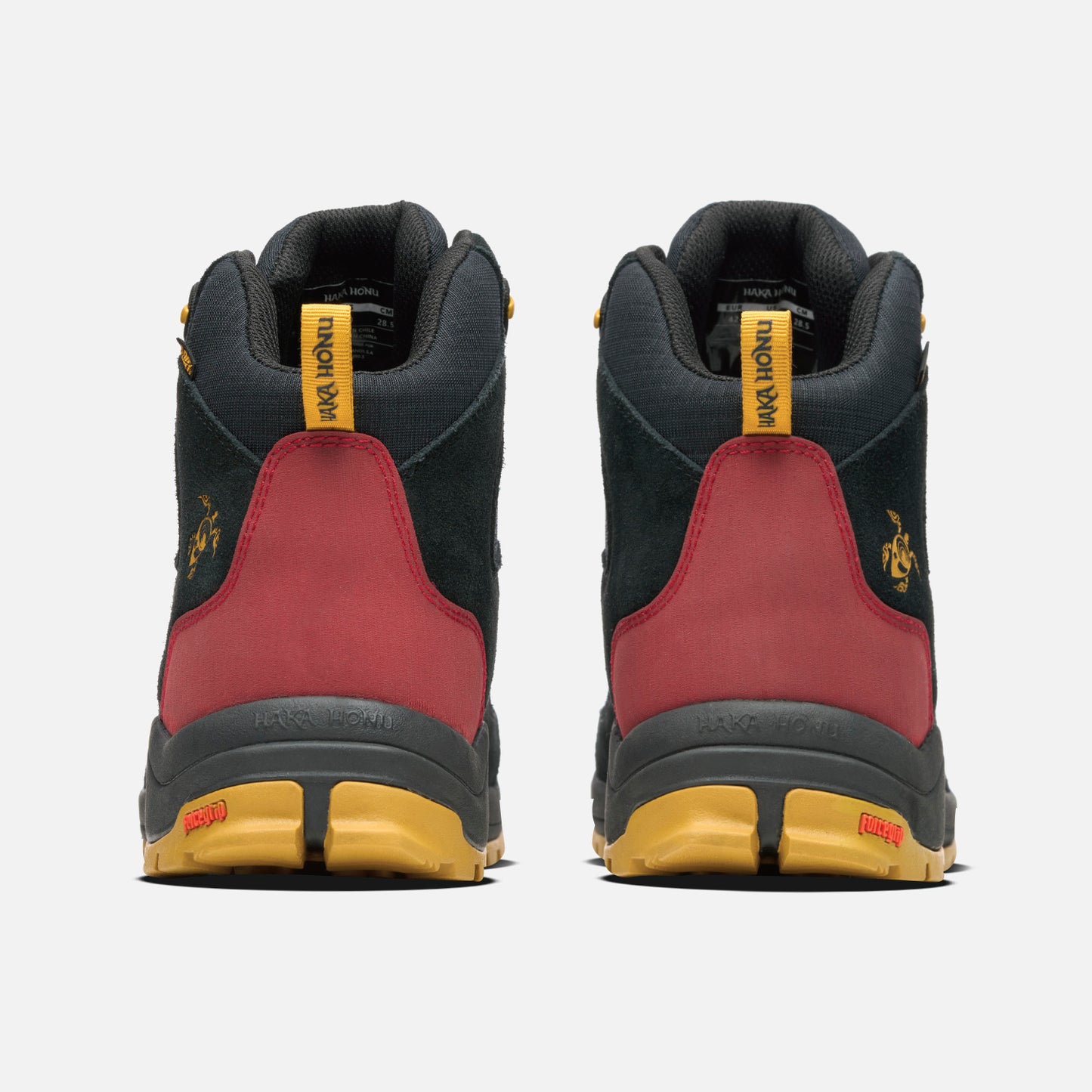 Botín Hombre Morro Negro/Rojo Haka Honu