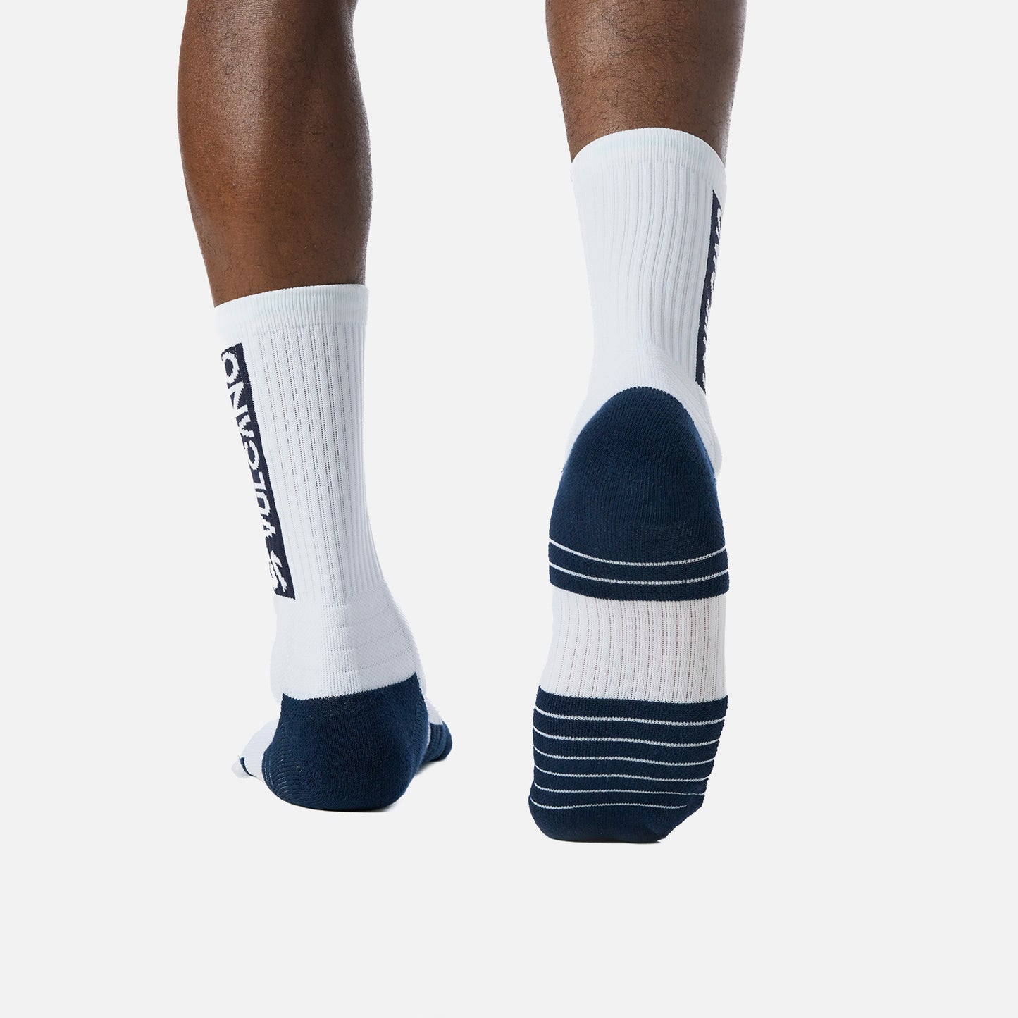 Calcetines Energic Duo Pack Mid Socks Beige / Blanco Vulcano