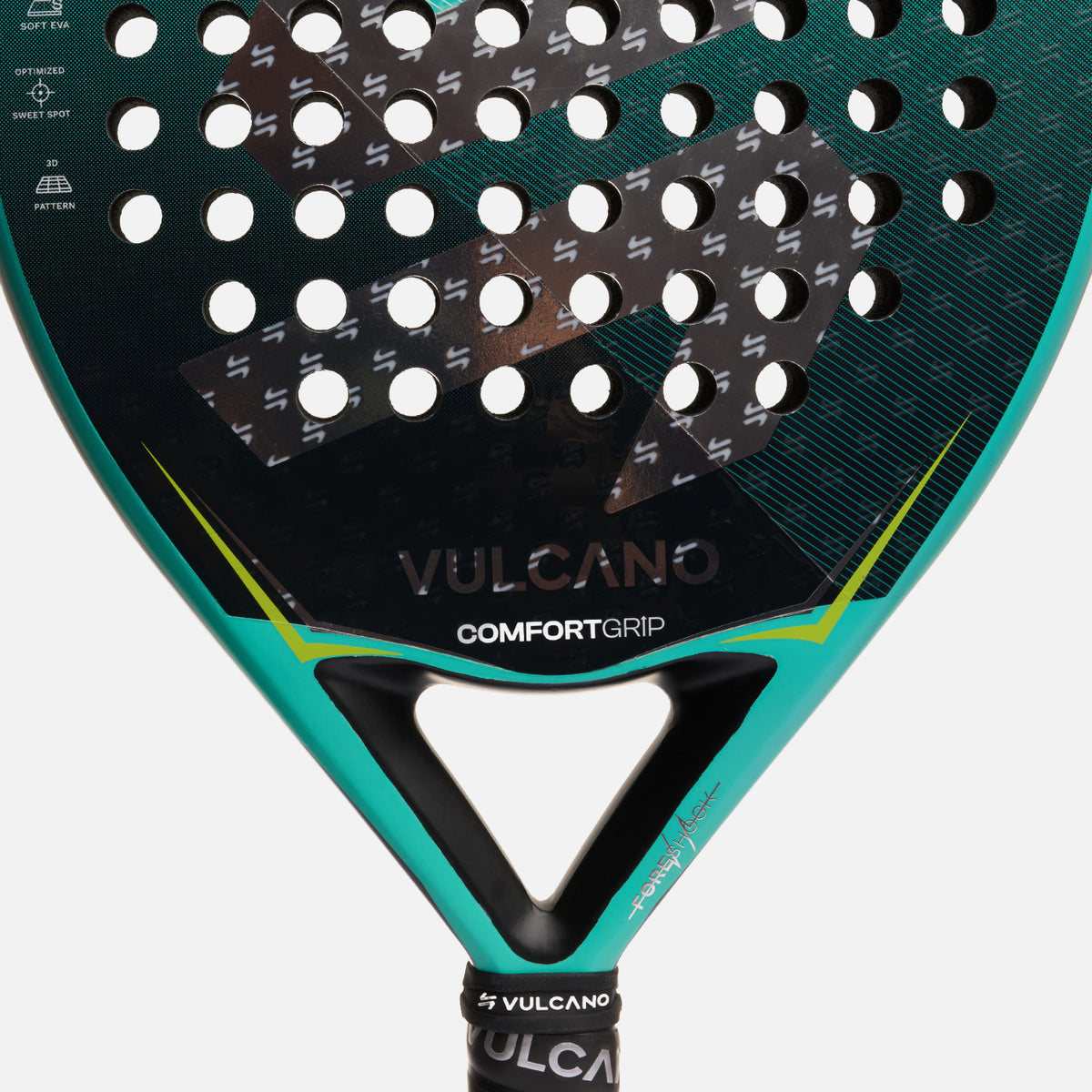 Pala Foreshock Padel Racket Turquesa Vulcano