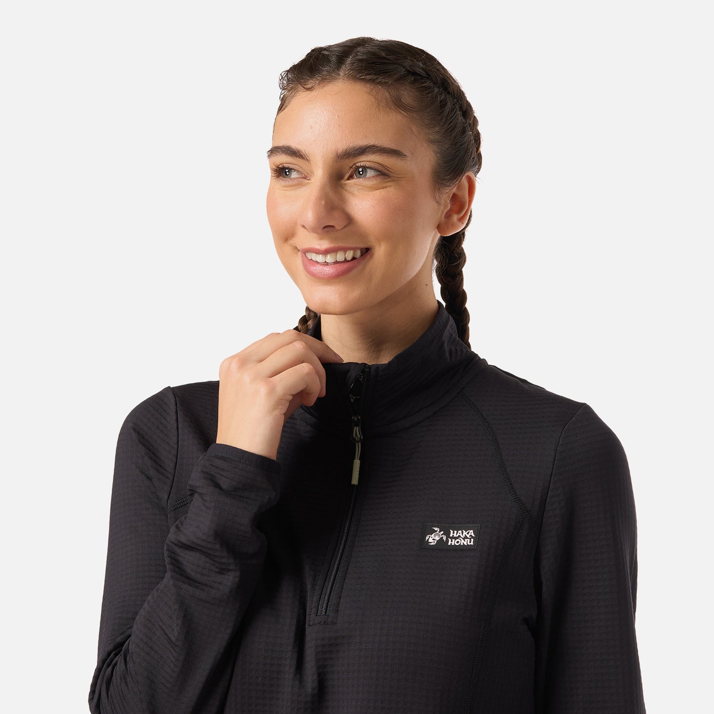 Polerón Mujer Taina Negro Haka Honu