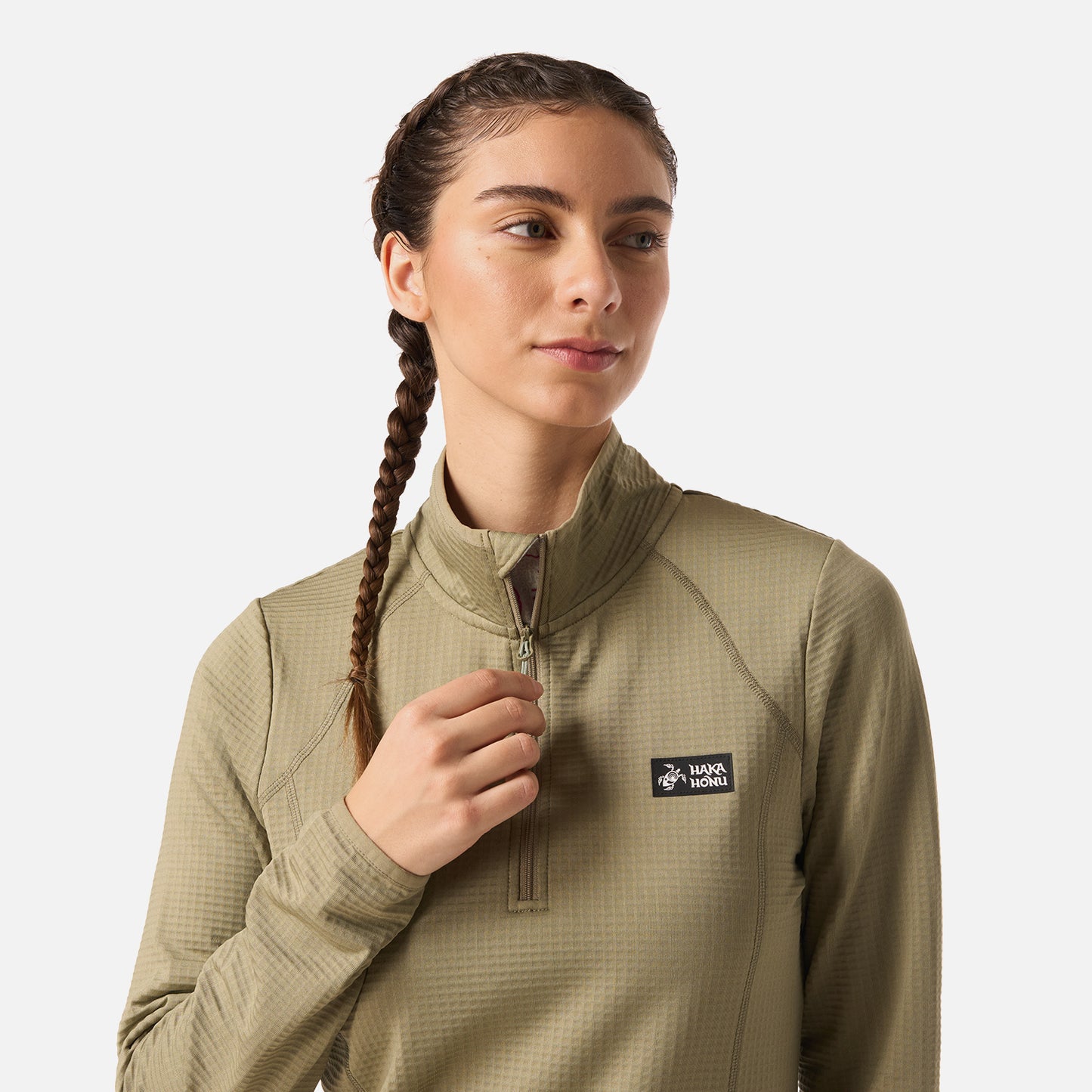 Polerón Mujer Taina Verde Oliva Haka Honu