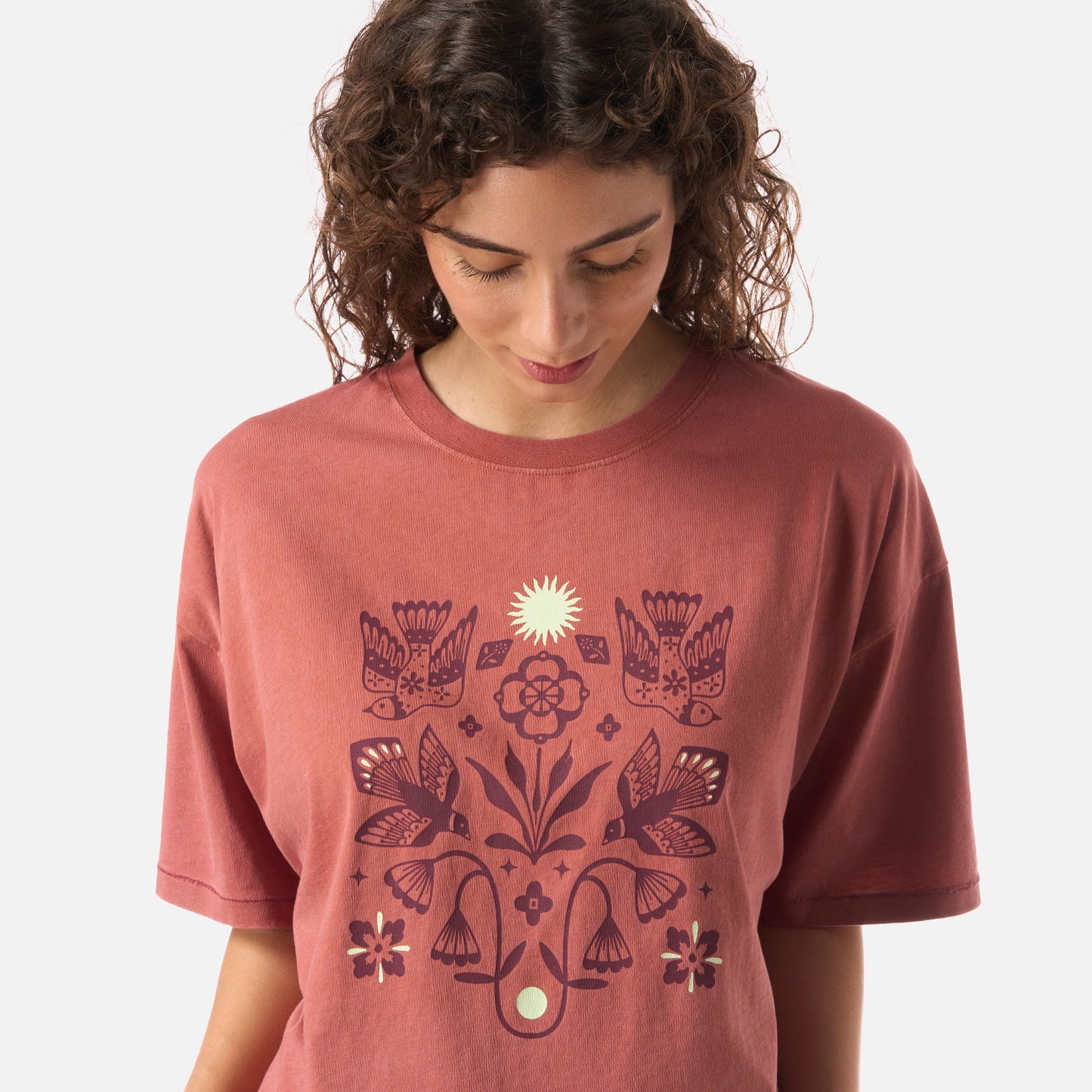 Polera Mujer Gorrion Terracota Claro Haka Honu