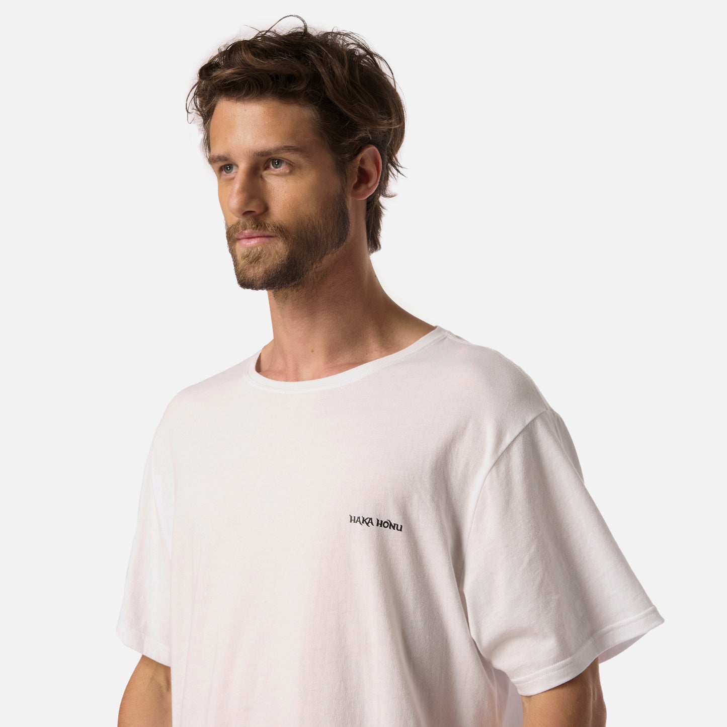 Polera Hombre Polo Blanco Haka Honu