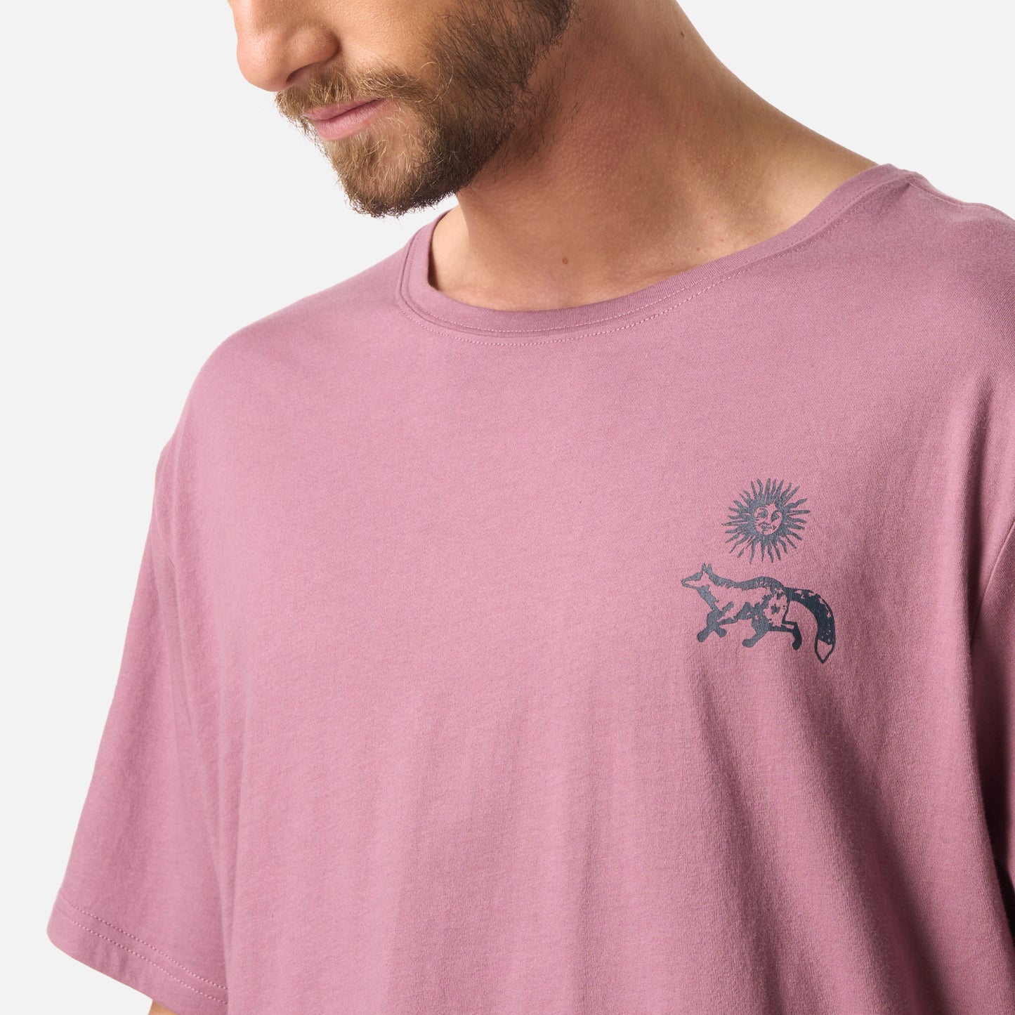 Polera Hombre Mosaicos Lila Haka Honu