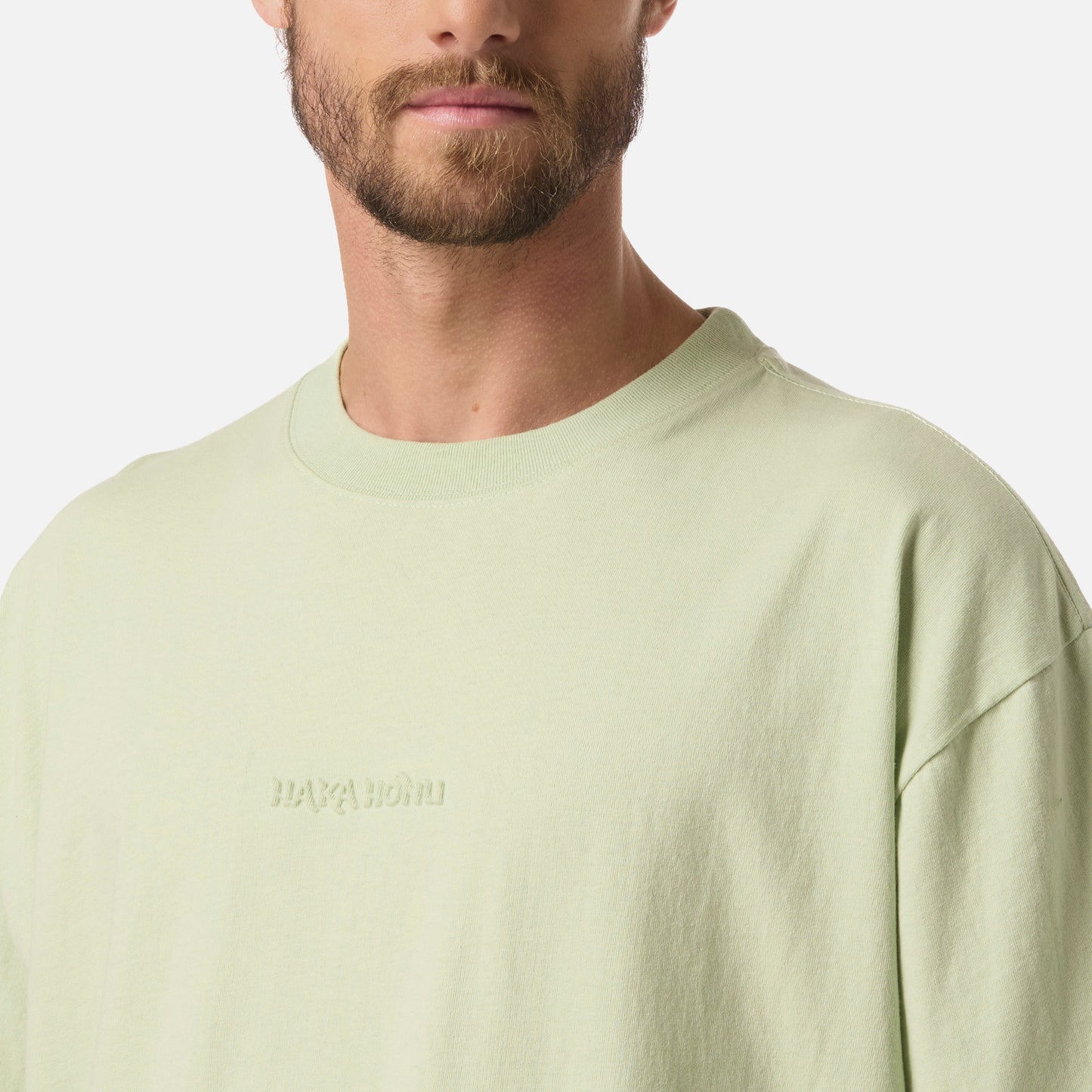 Polera Hombre Que Heavy Menta Haka Honu