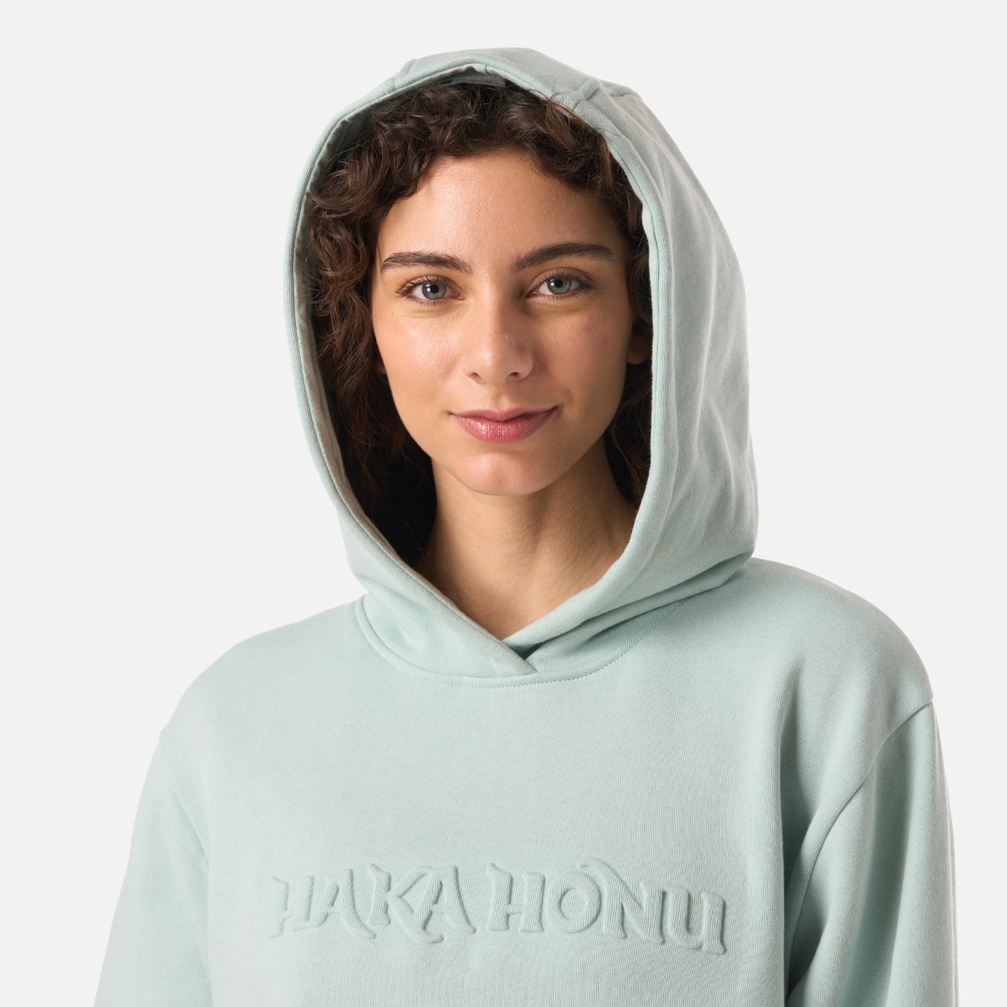 Polerón Mujer Motomami Hoody Gris Claro Haka Honu