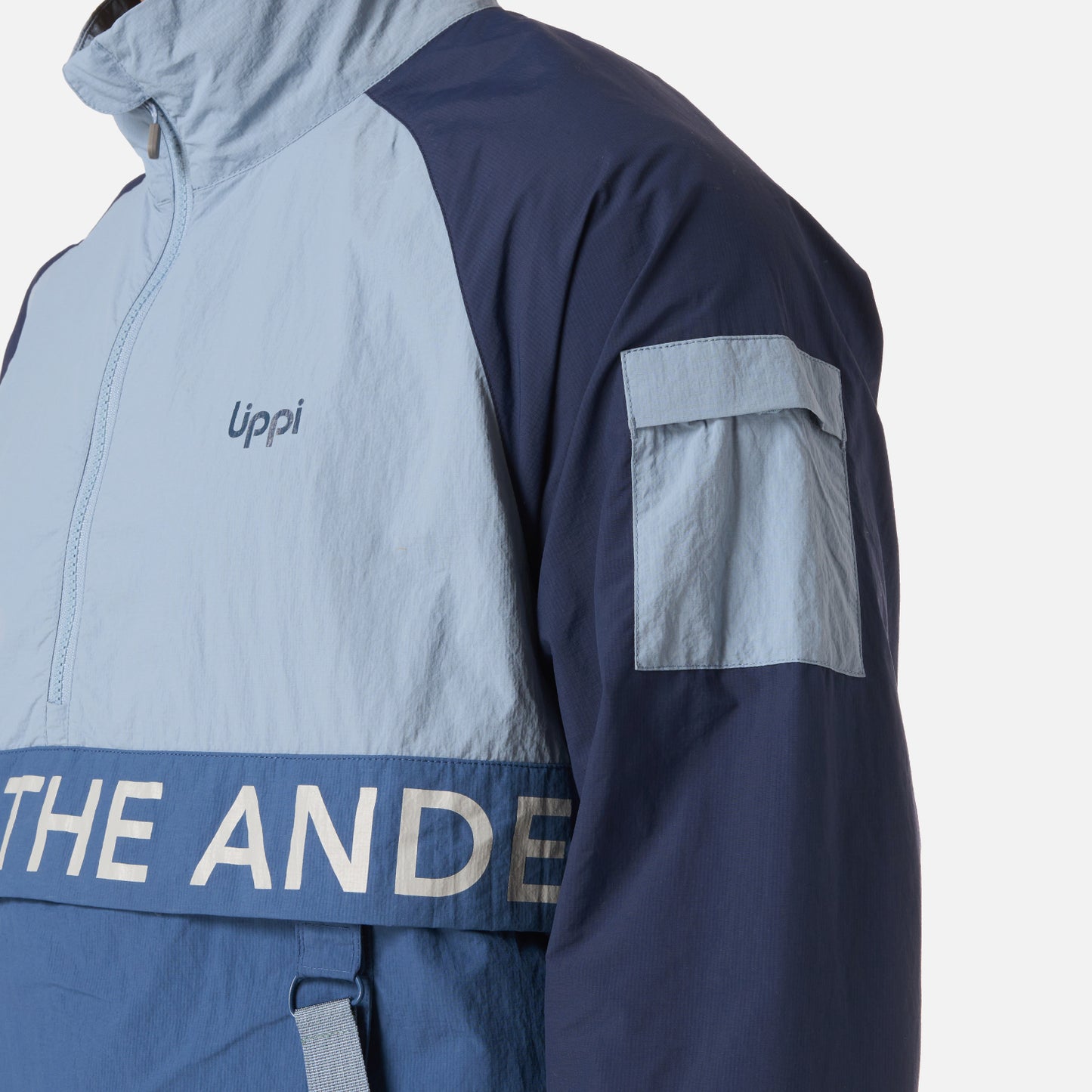 Chaqueta Hombre WindCity WindBreaker 1/4 Zip Jacket Azul Piedra Lippi