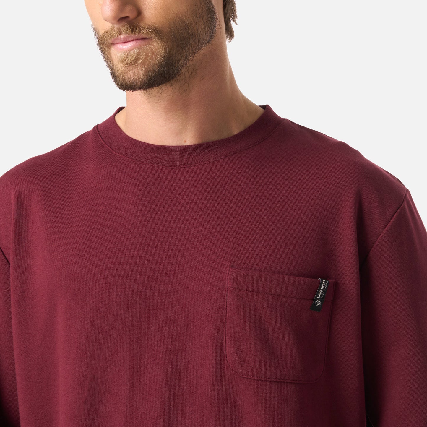 Polerón Hombre Peliculyon Burdeo Haka Honu