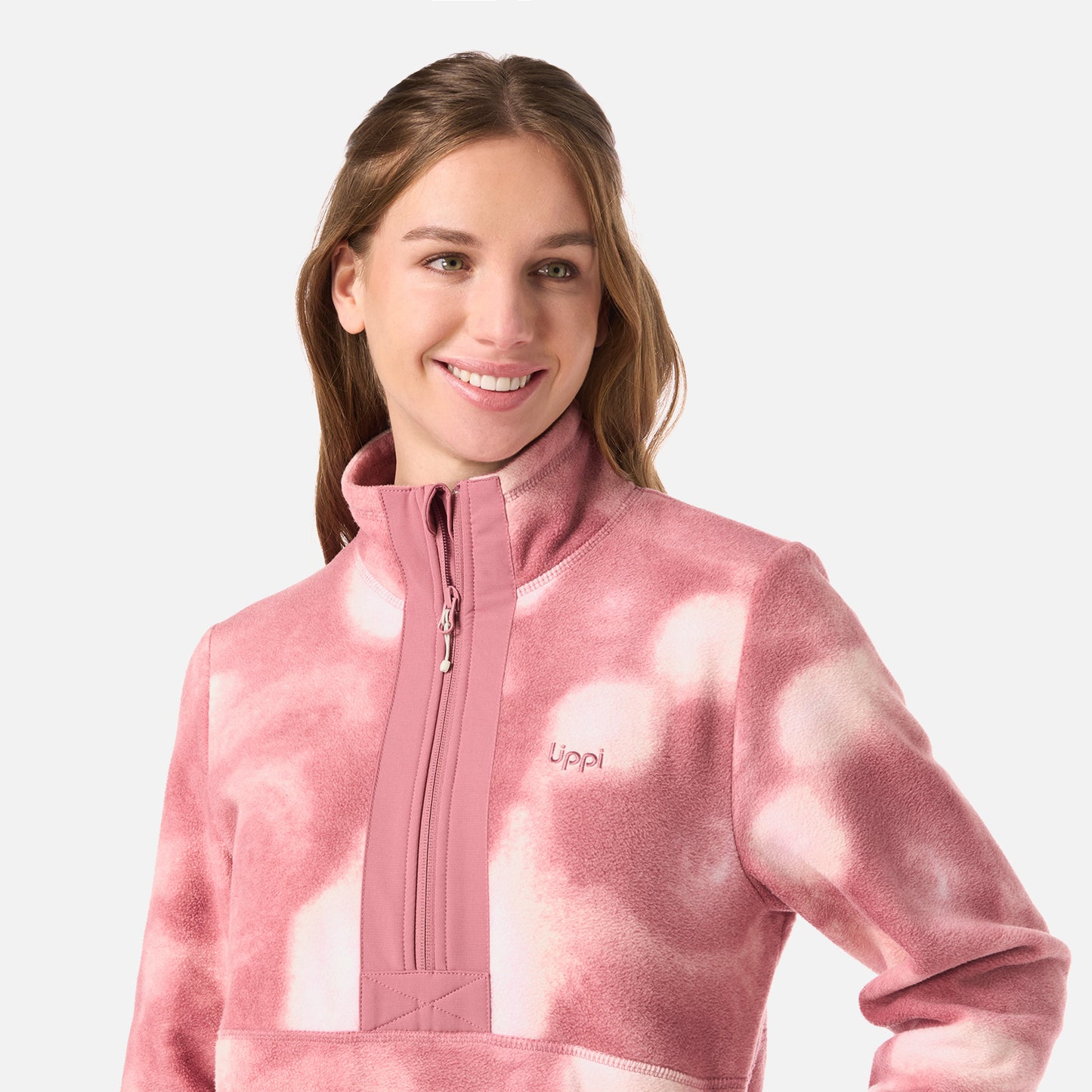 Polar Mujer SoftCore Therm-Pro Jacket Print Rosa Oscuro Lippi