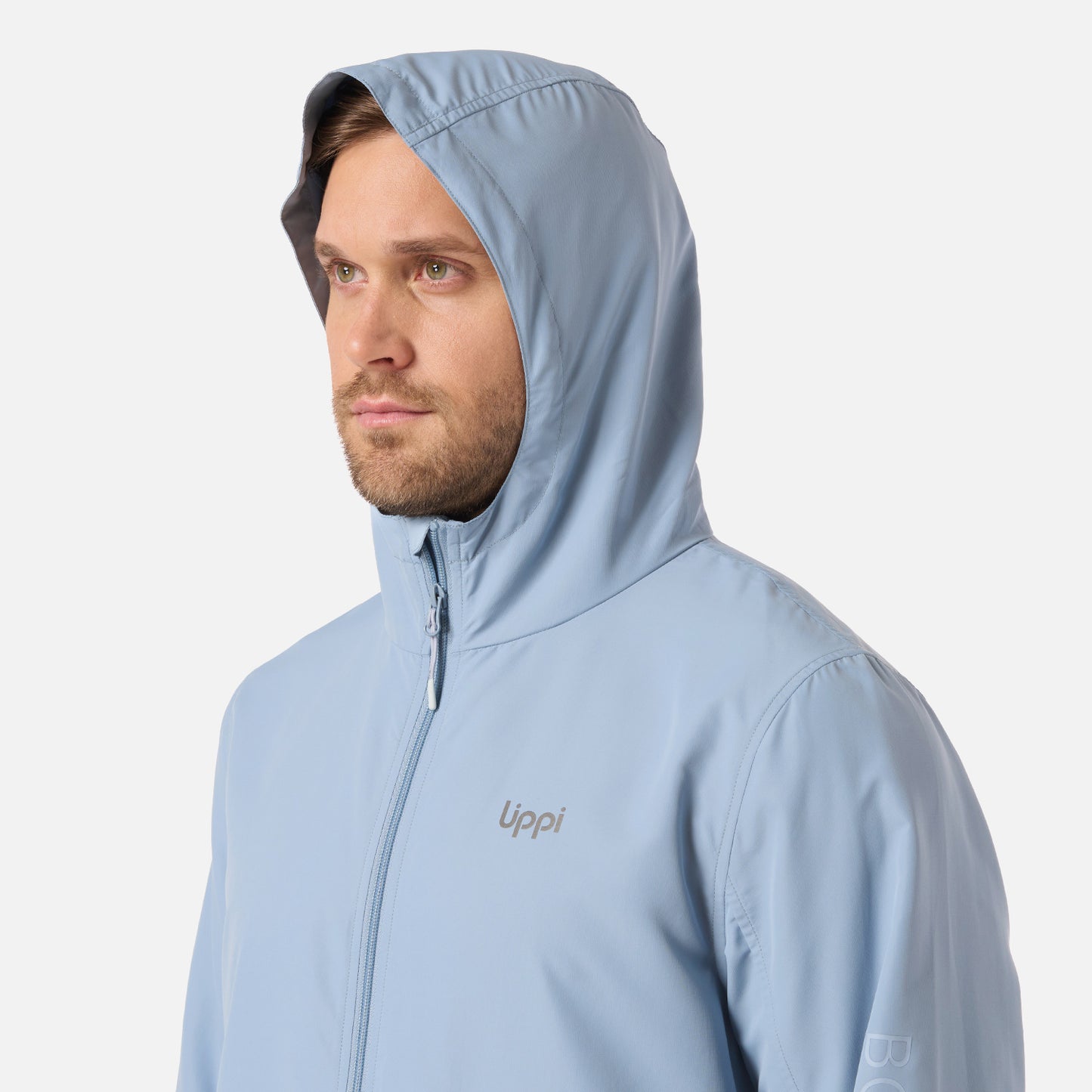 Chaqueta Hombre Nightfall WindBreaker Hoody Jacket Azul Piedra Lippi