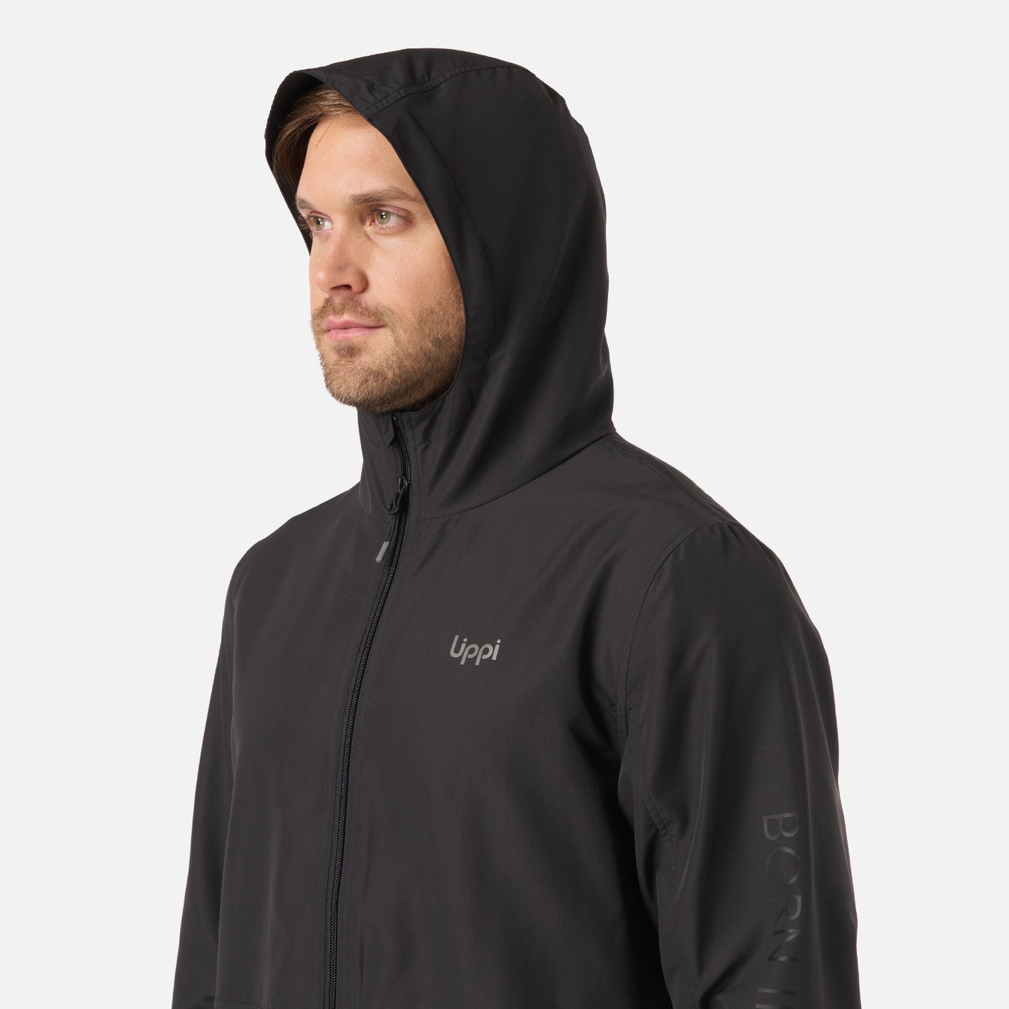 Chaqueta Hombre Nightfall WindBreaker Hoody Jacket Negro Lippi