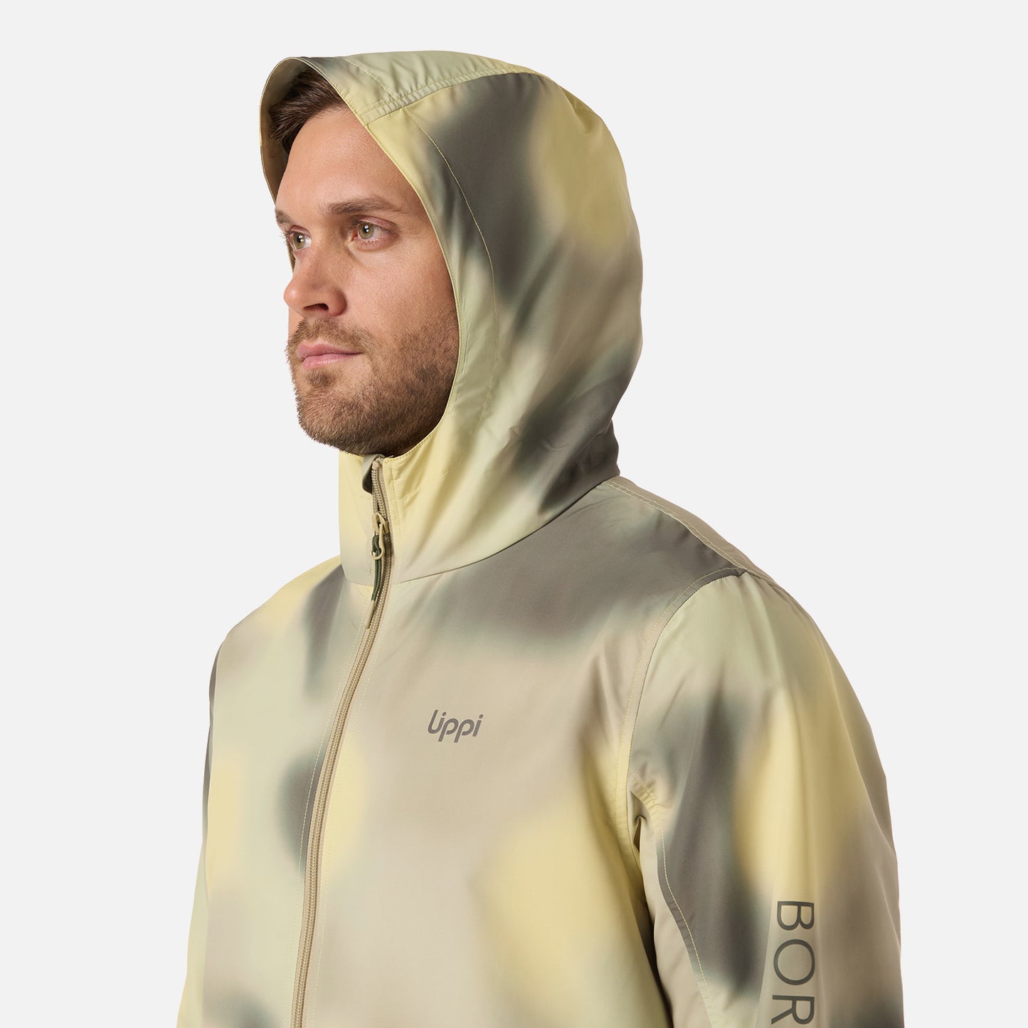 Chaqueta Hombre Nightfall WindBreaker Hoody Jacket Print Verde Lippi