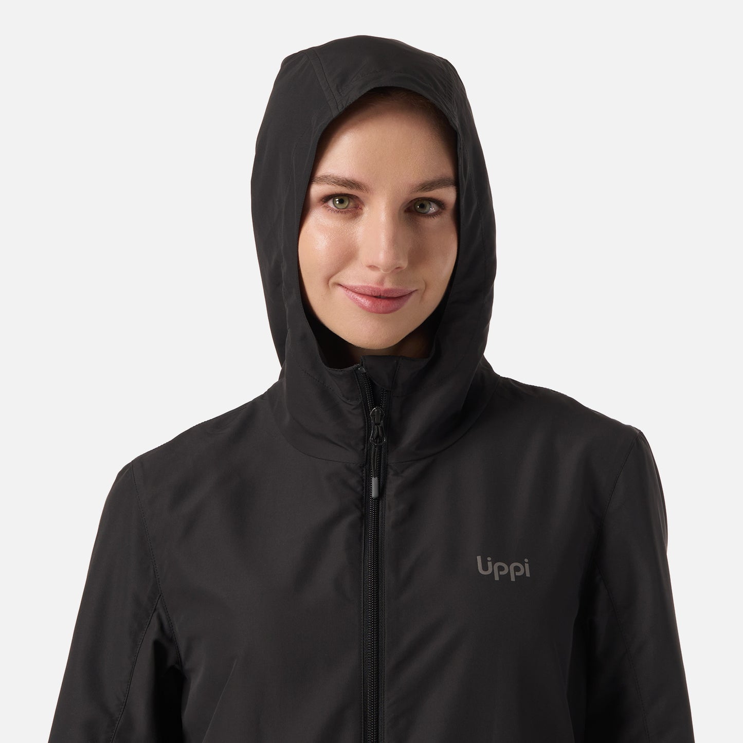 Chaqueta Mujer Nightfall Windbreaker Hoody Jacket Negro Lippi