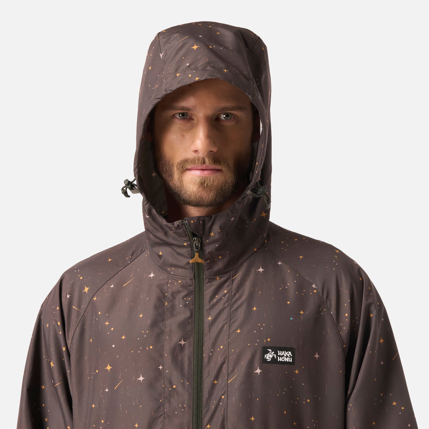 Chaqueta Hombre Aperrao Print Verde Militar Haka Honu