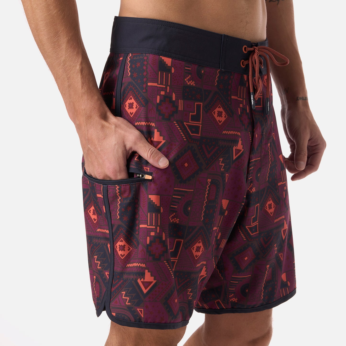 Traje de Baño Hombre Sorfer Print Azul Noche Haka Honu