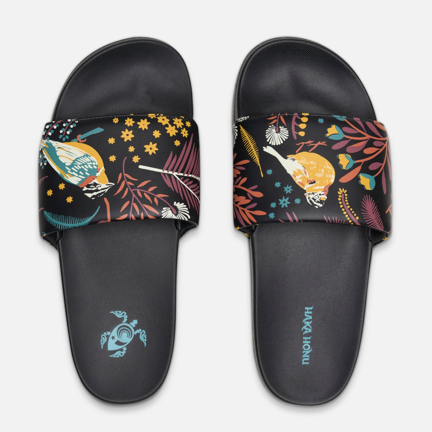 Sandalia Mujer Shalaila Negro Naranjo Haka Honu