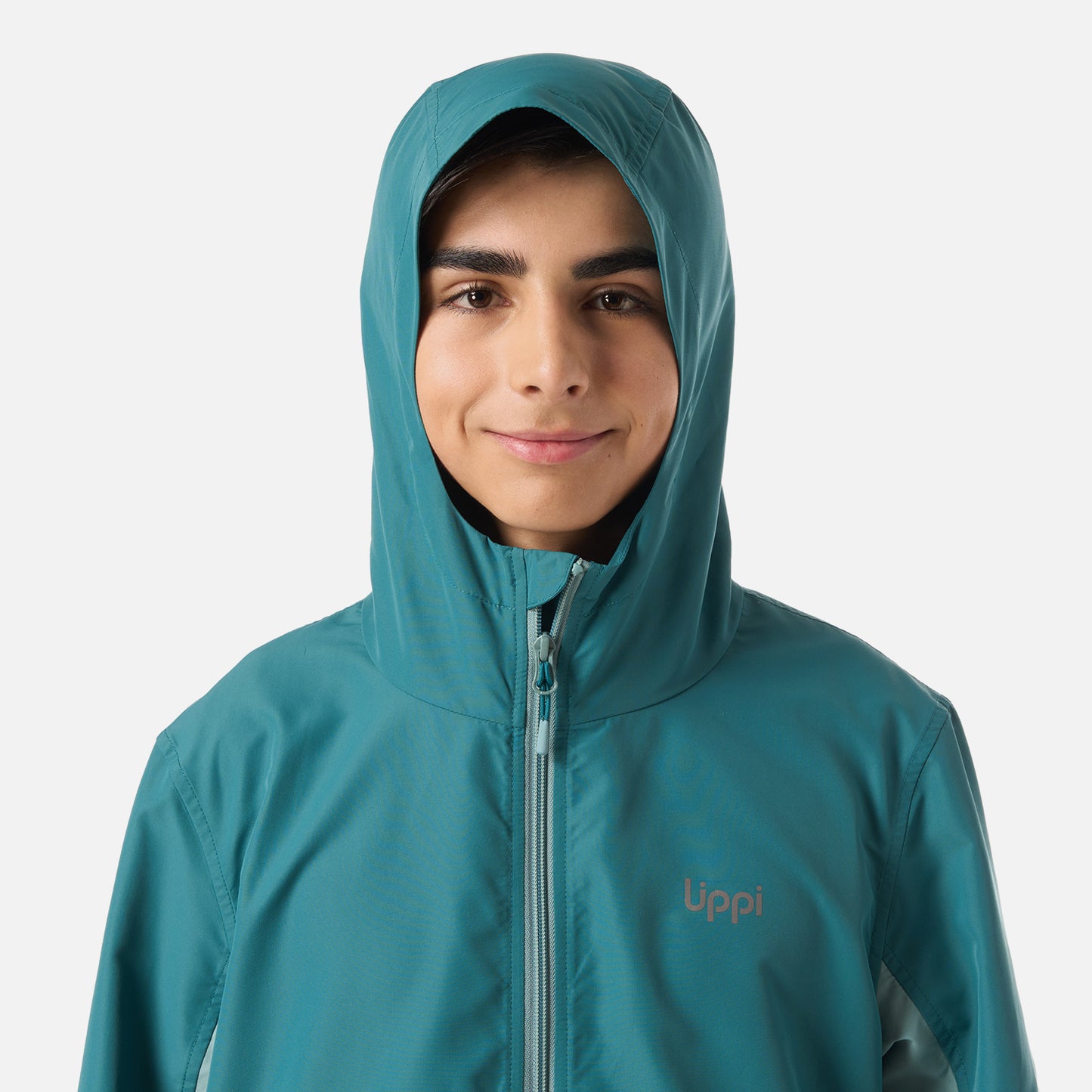 Chaqueta Teen Boy Nightfall Windbreaker Hoody Jacket Petroleo Oscuro Lippi