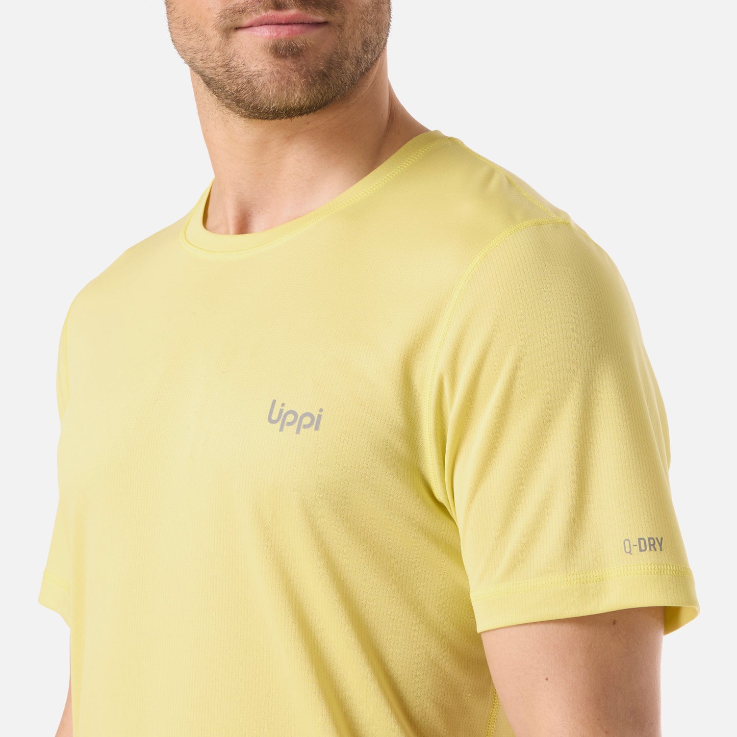 Polera Hombre Core Q-Dry T-Shirt Amarillo Lippi