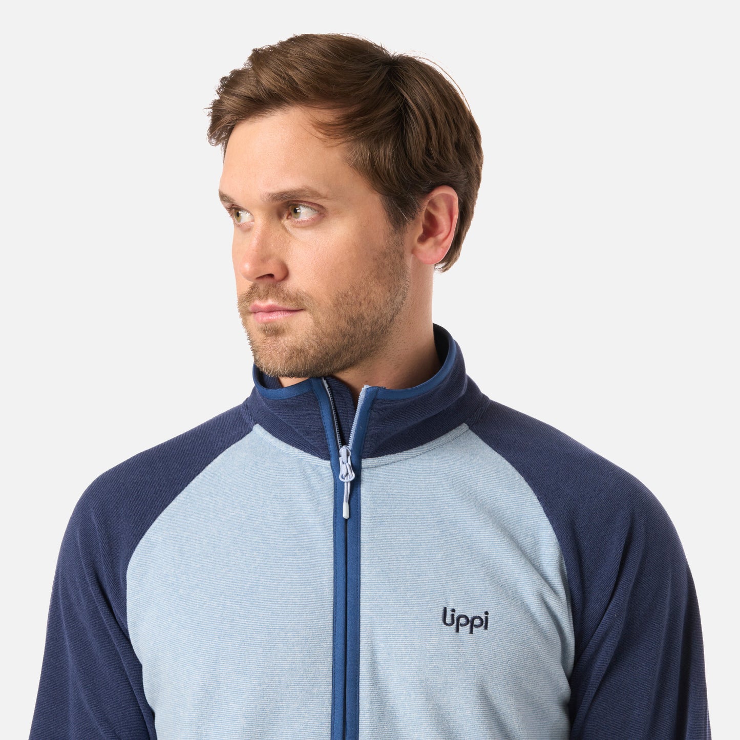 Polar Hombre Fireplace 1/4 Zip Sweatshirt Azul Oscuro Lippi