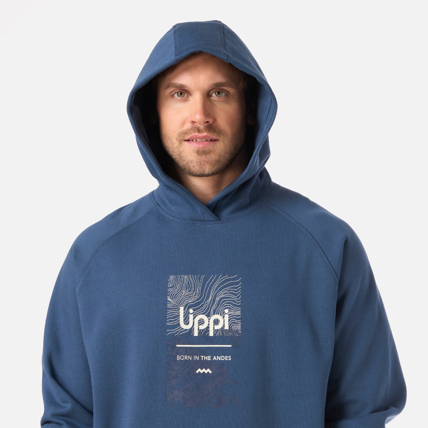 Polerón Hombre Insigne Hoody Sweatshirt Front Print Azul Oscuro Lippi